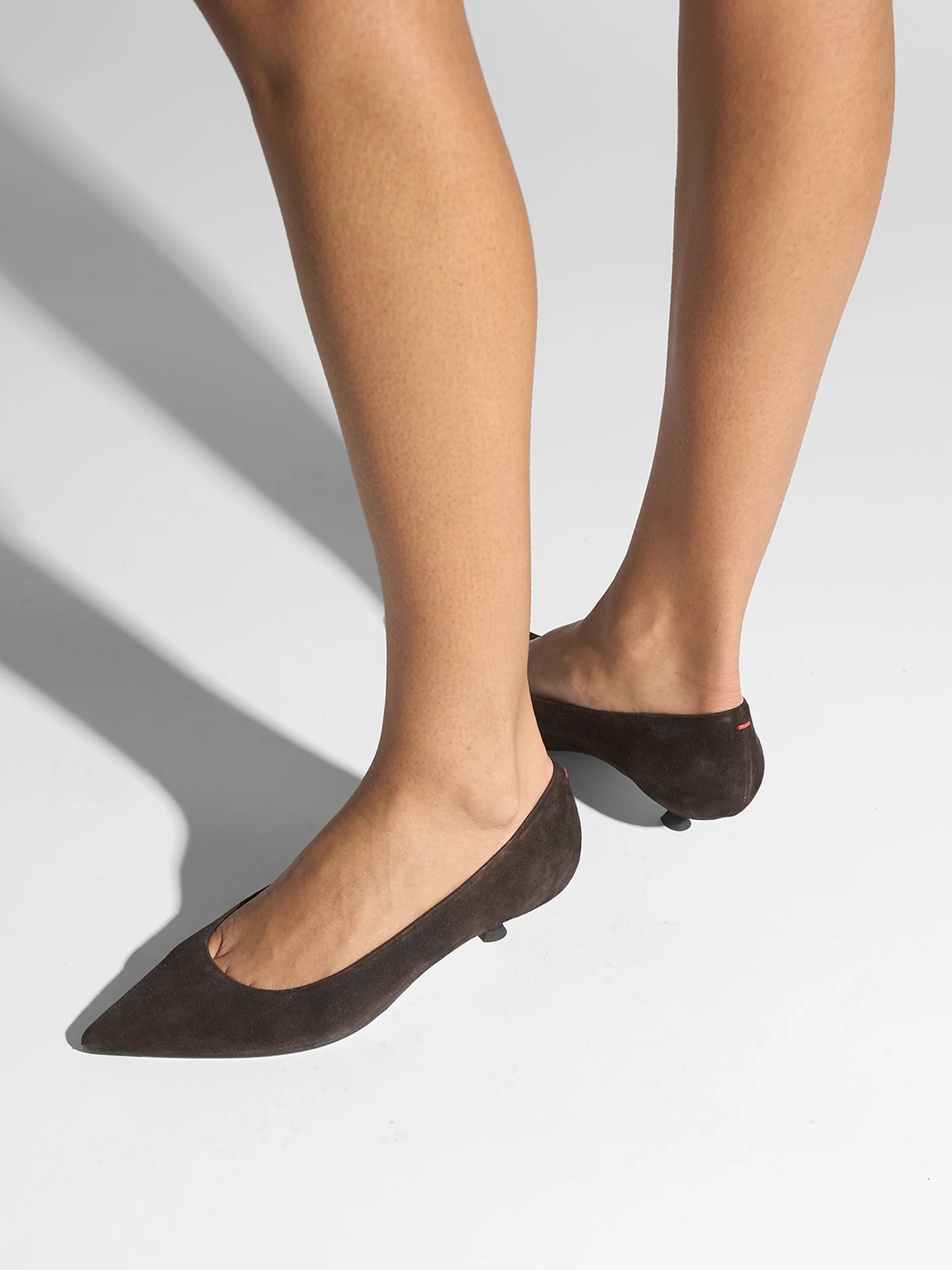 Cari Suede Pointed-Toe Pumps - Image 2