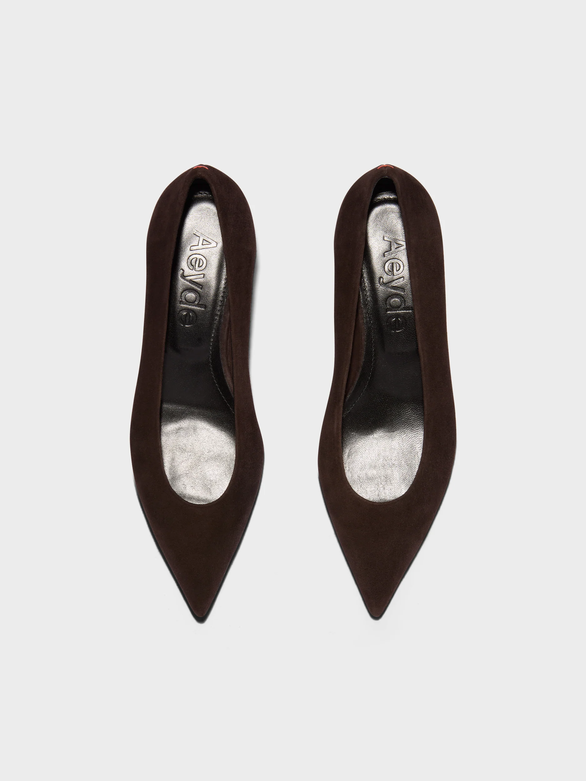 Cari Suede Pointed-Toe Pumps - Image 5