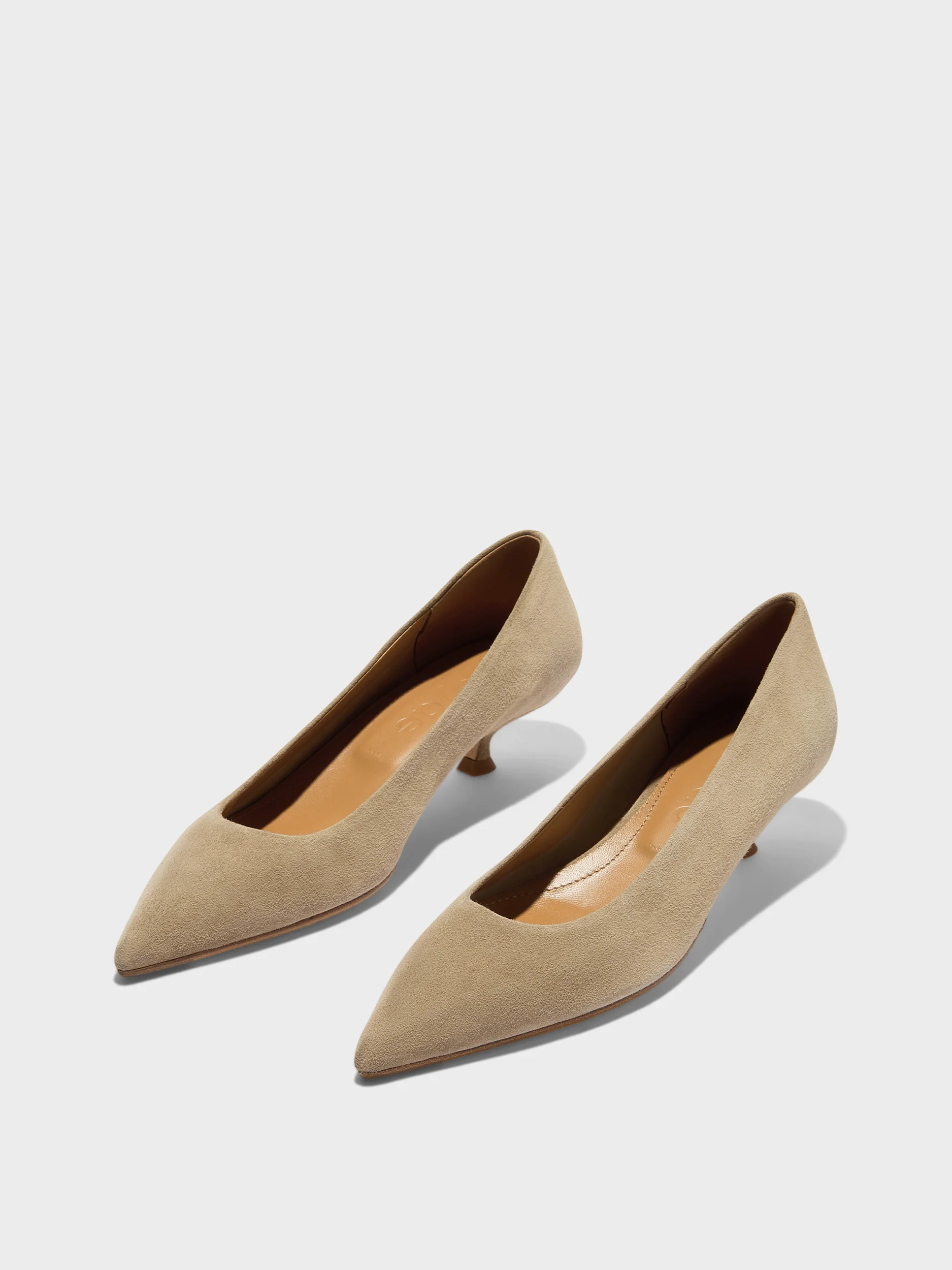 Cari Suede Pointed-Toe Pumps - Image 3