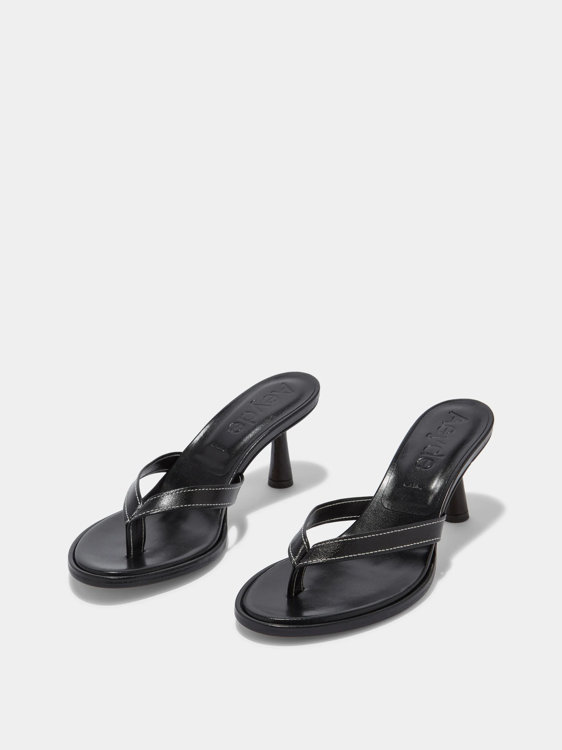 Daphne Leather Thong Sandals - Image 2