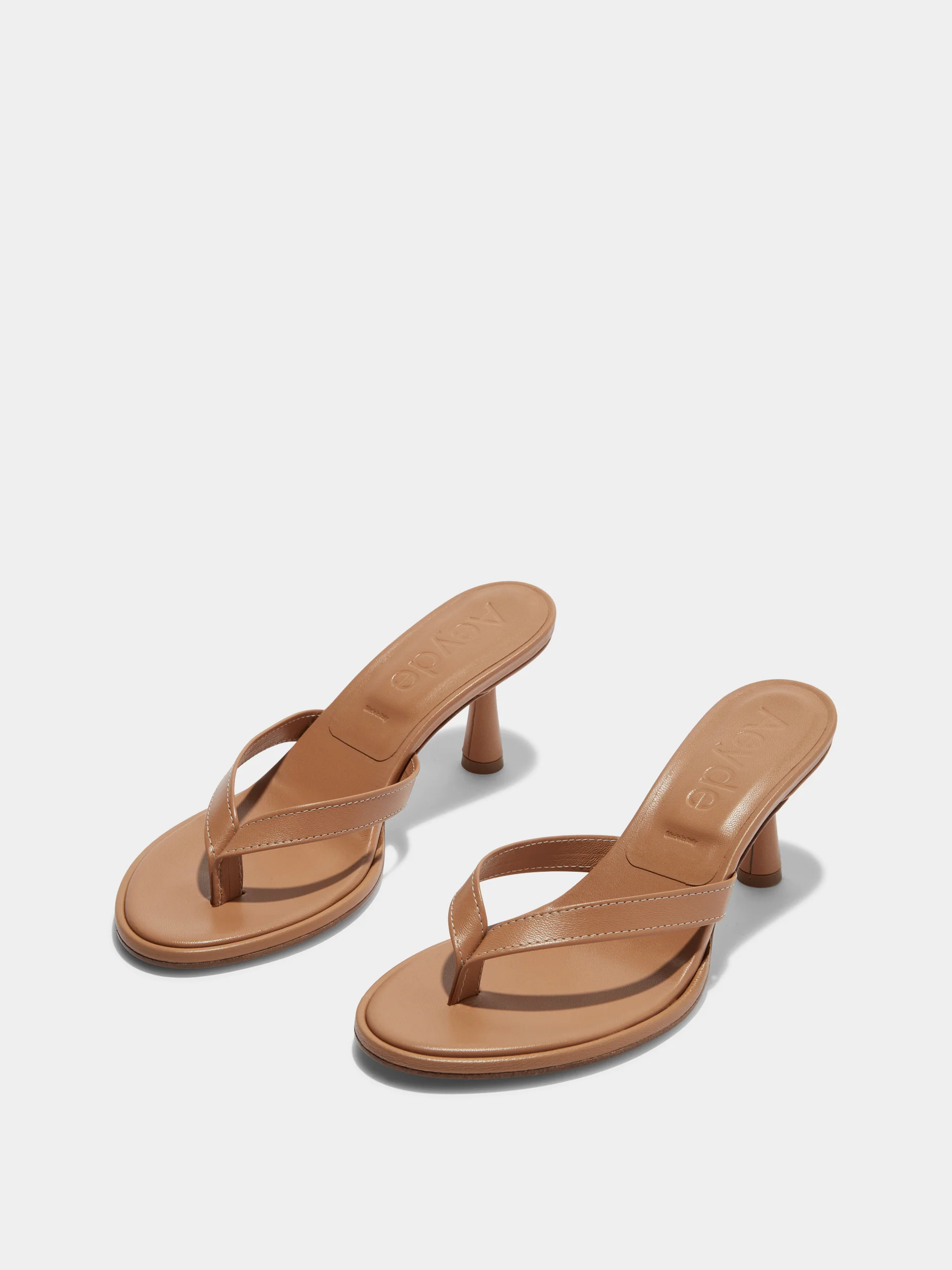 Daphne Leather Thong Sandals - Image 2
