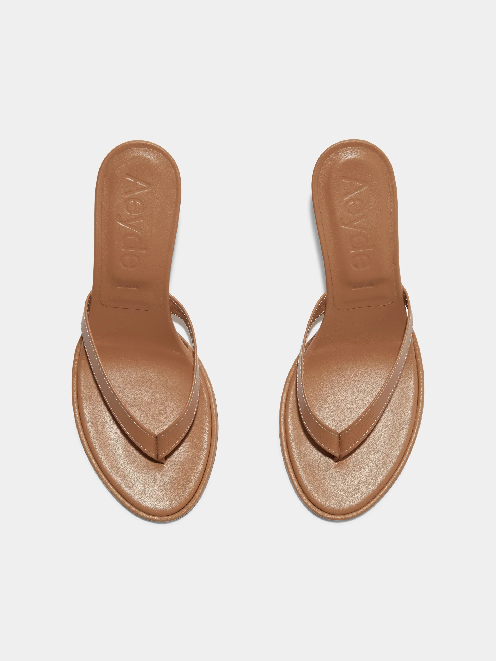 Daphne Leather Thong Sandals - Image 5