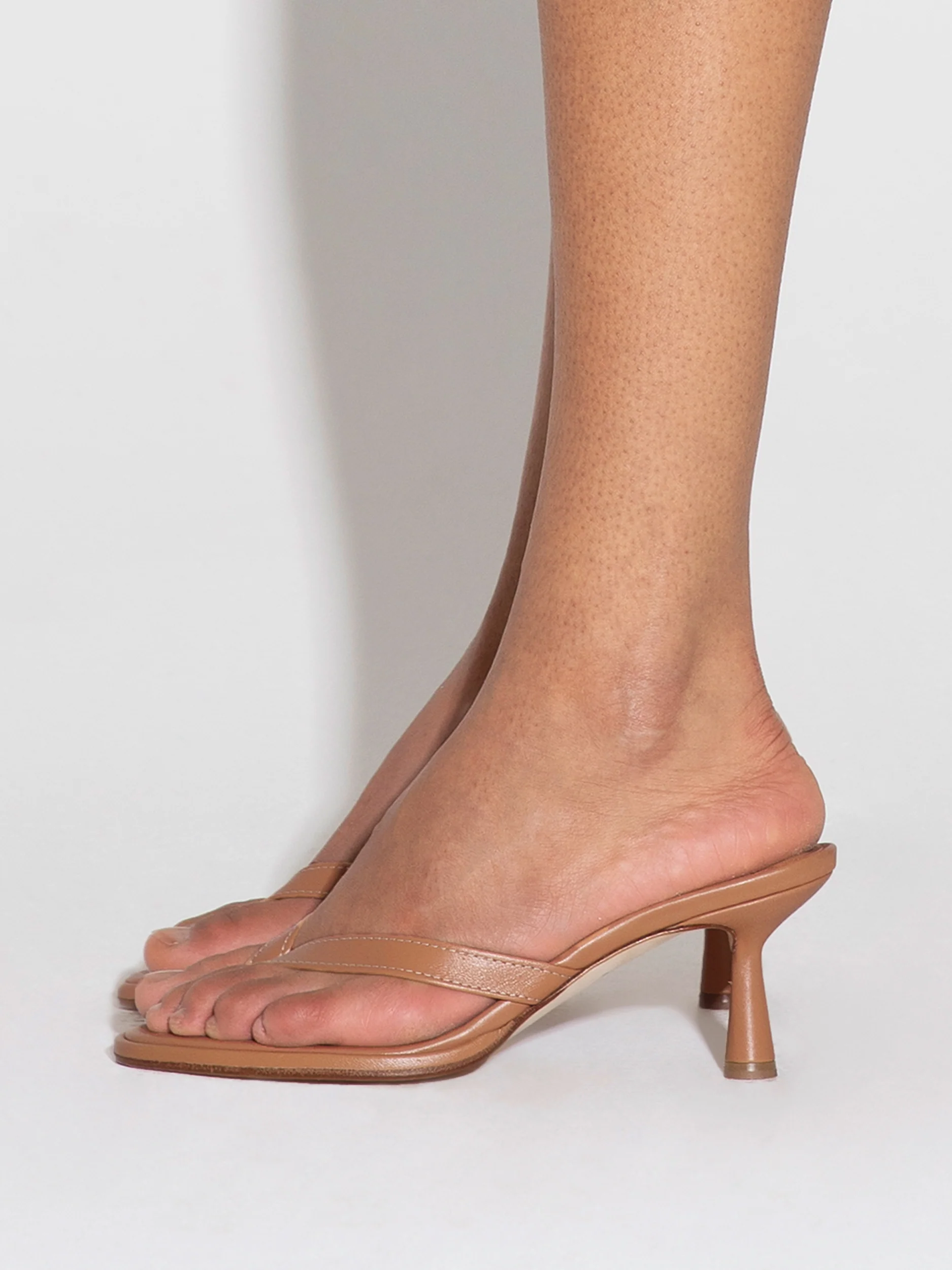 Daphne Leather Thong Sandals - Image 6