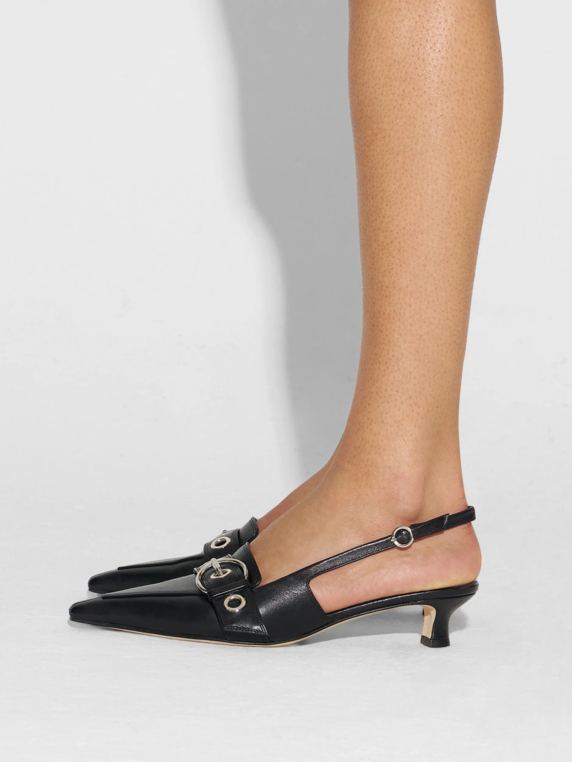 Davina Eyelet Slingback Pumps - Image 6