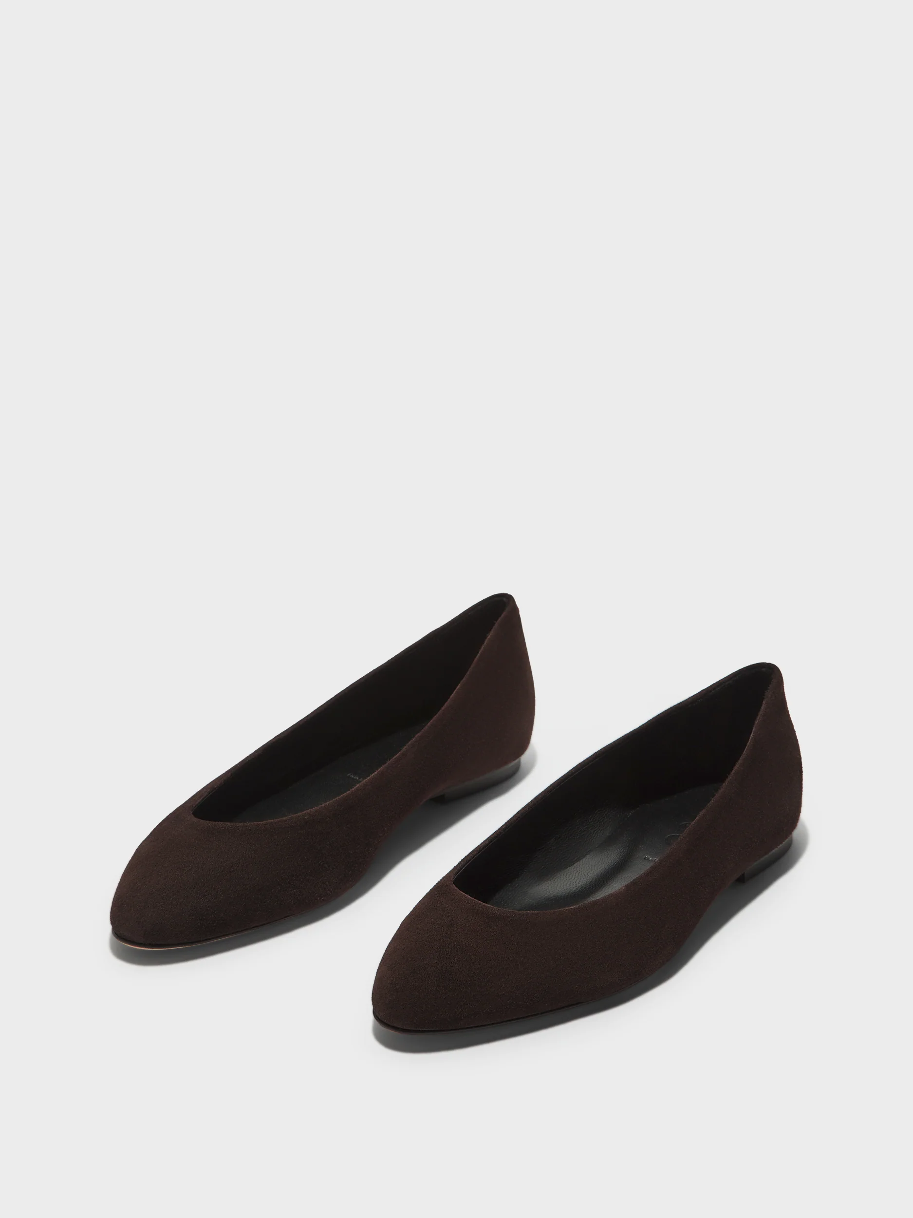 Ellie Suede Almond-Toe Flats - Image 3