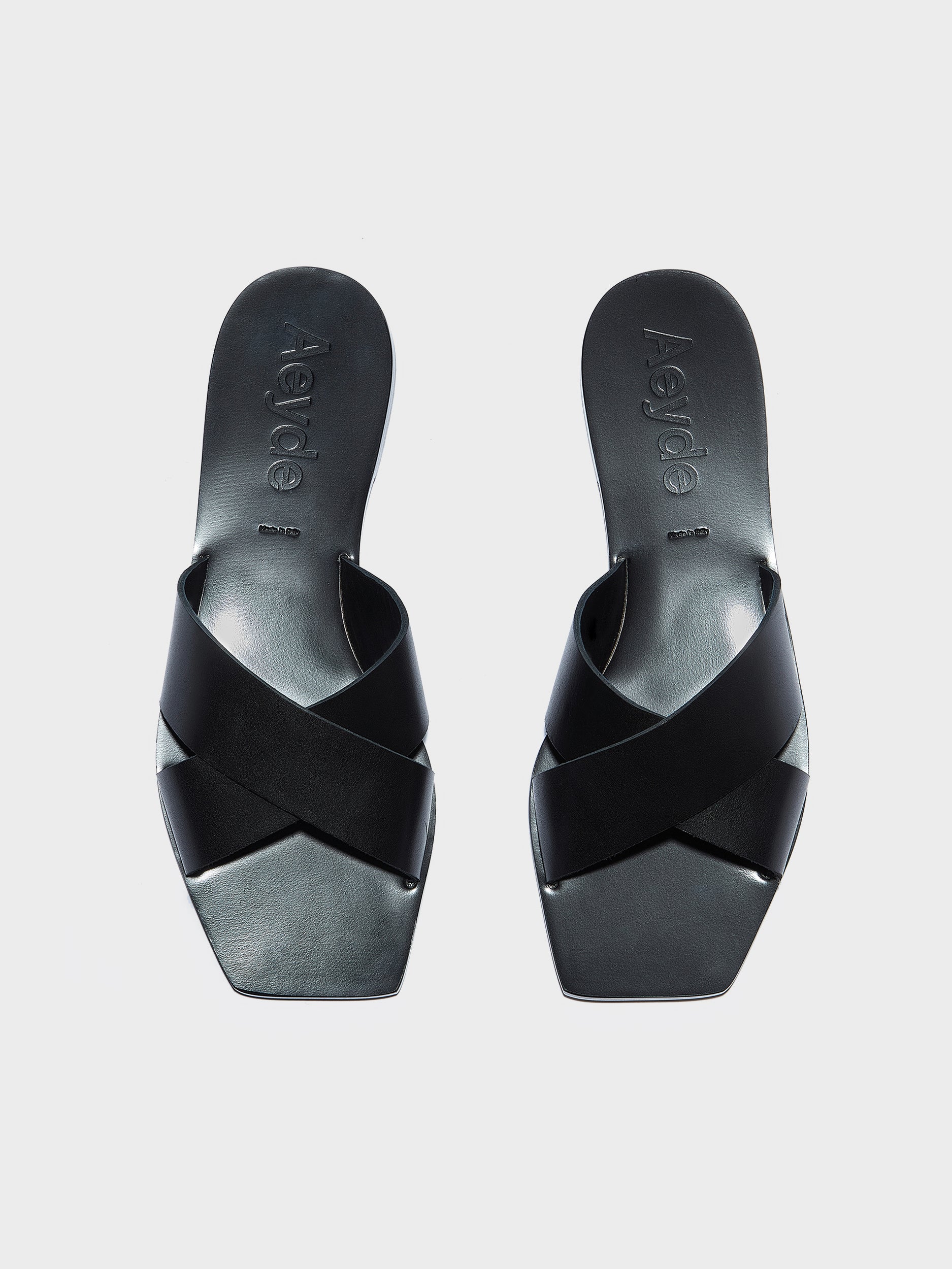Faye Leather Sandals - Image 5