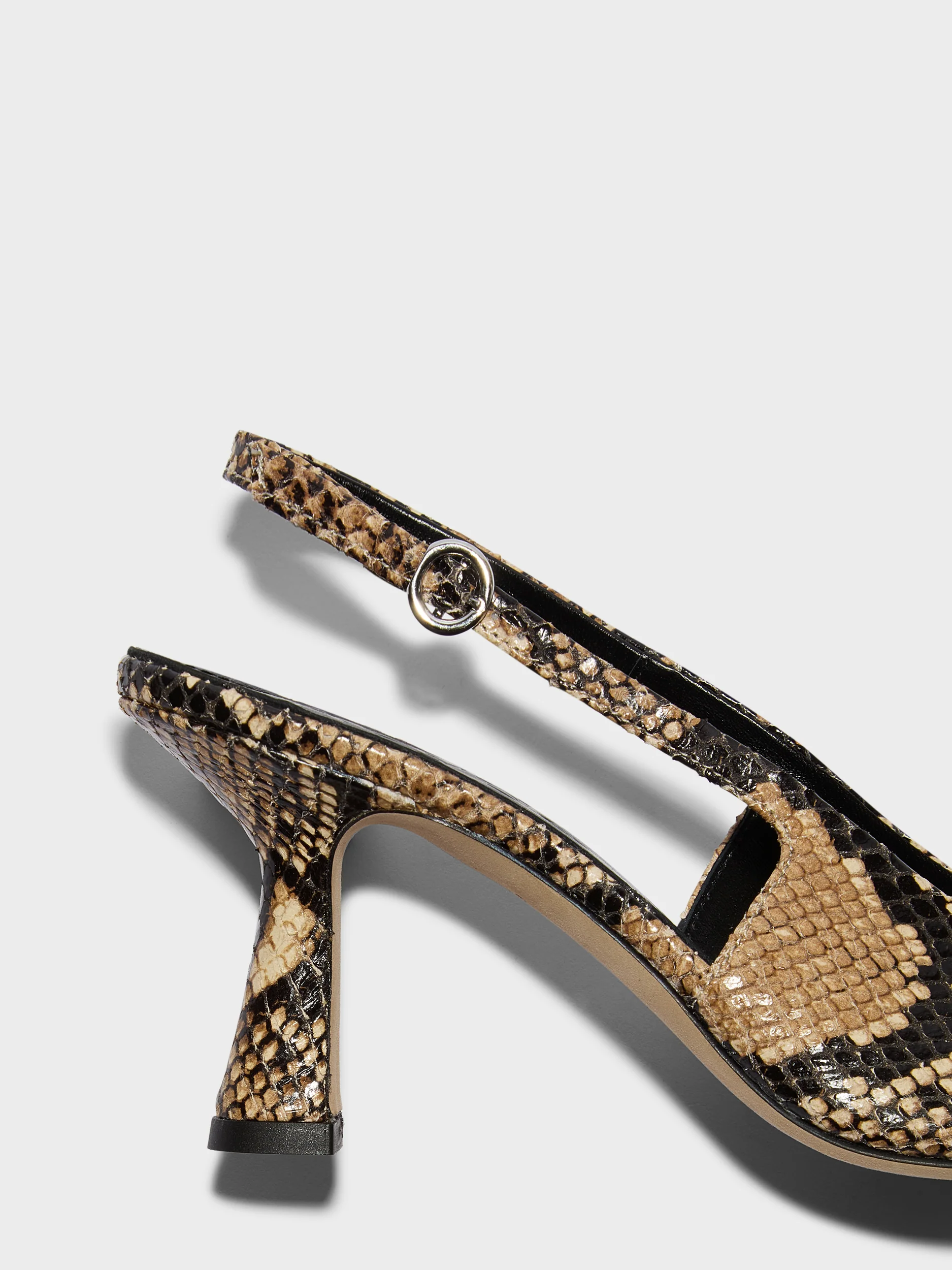 Fernanda Snake Print Pumps - Image 4
