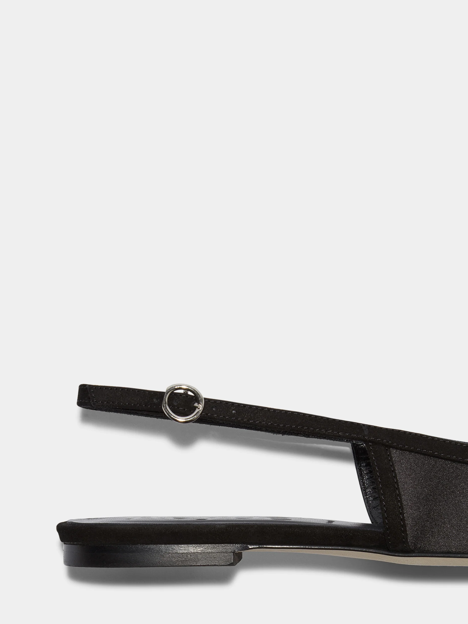 Geraldine Satin Toe-Cap Flats - Image 4
