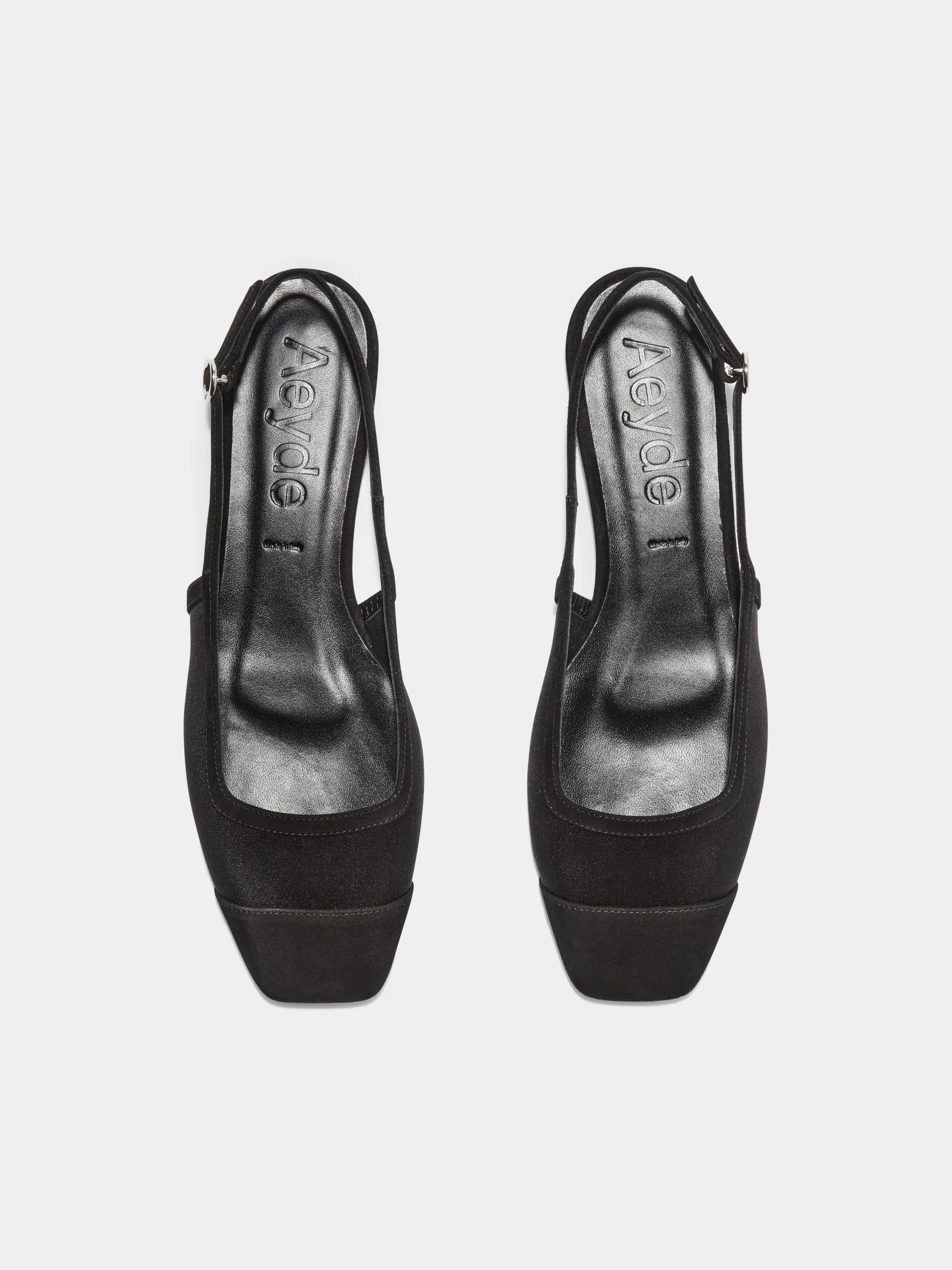 Geraldine Satin Toe-Cap Flats - Image 5