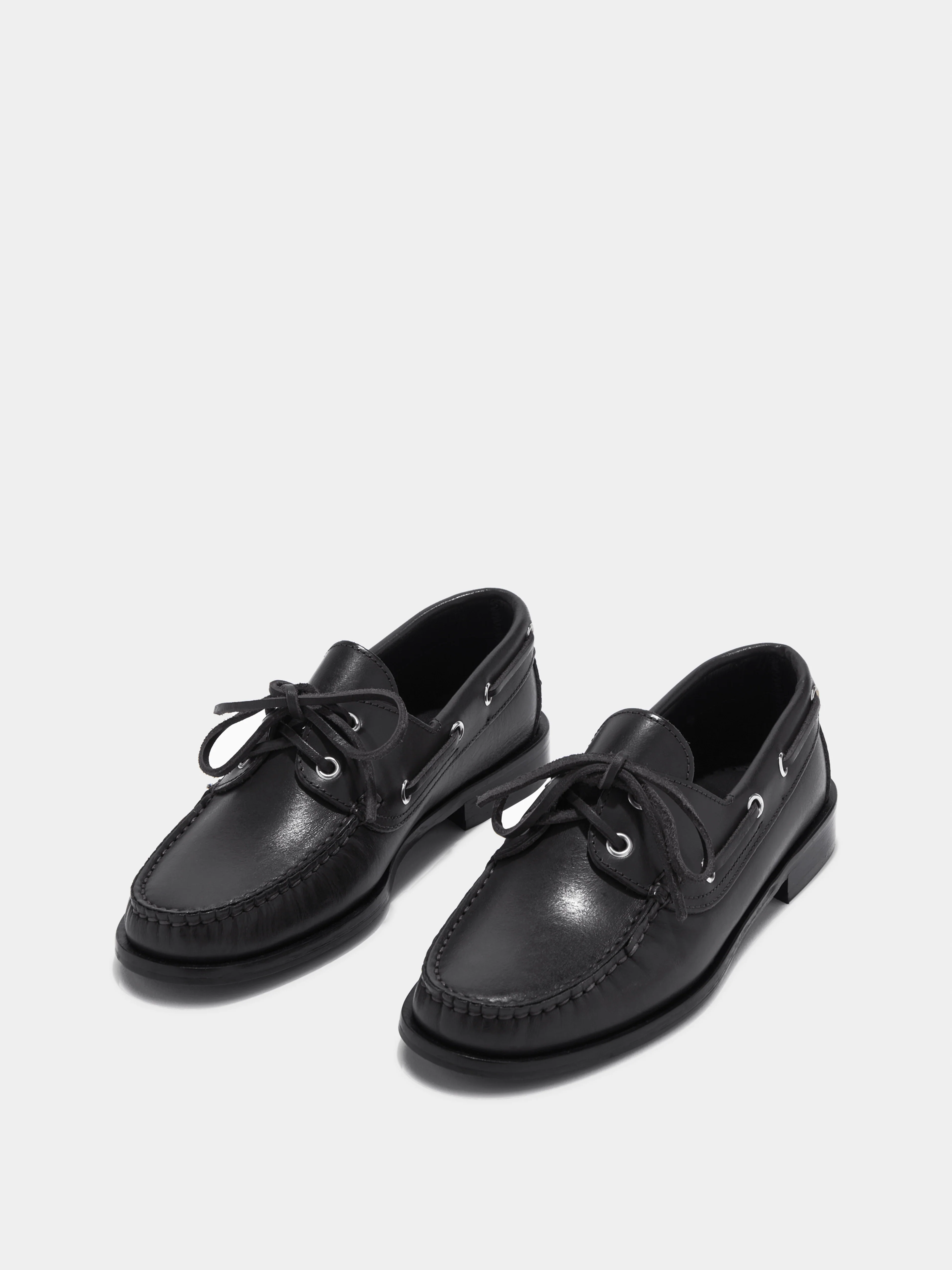 Harris Leather Moccasin Flats - Image 2