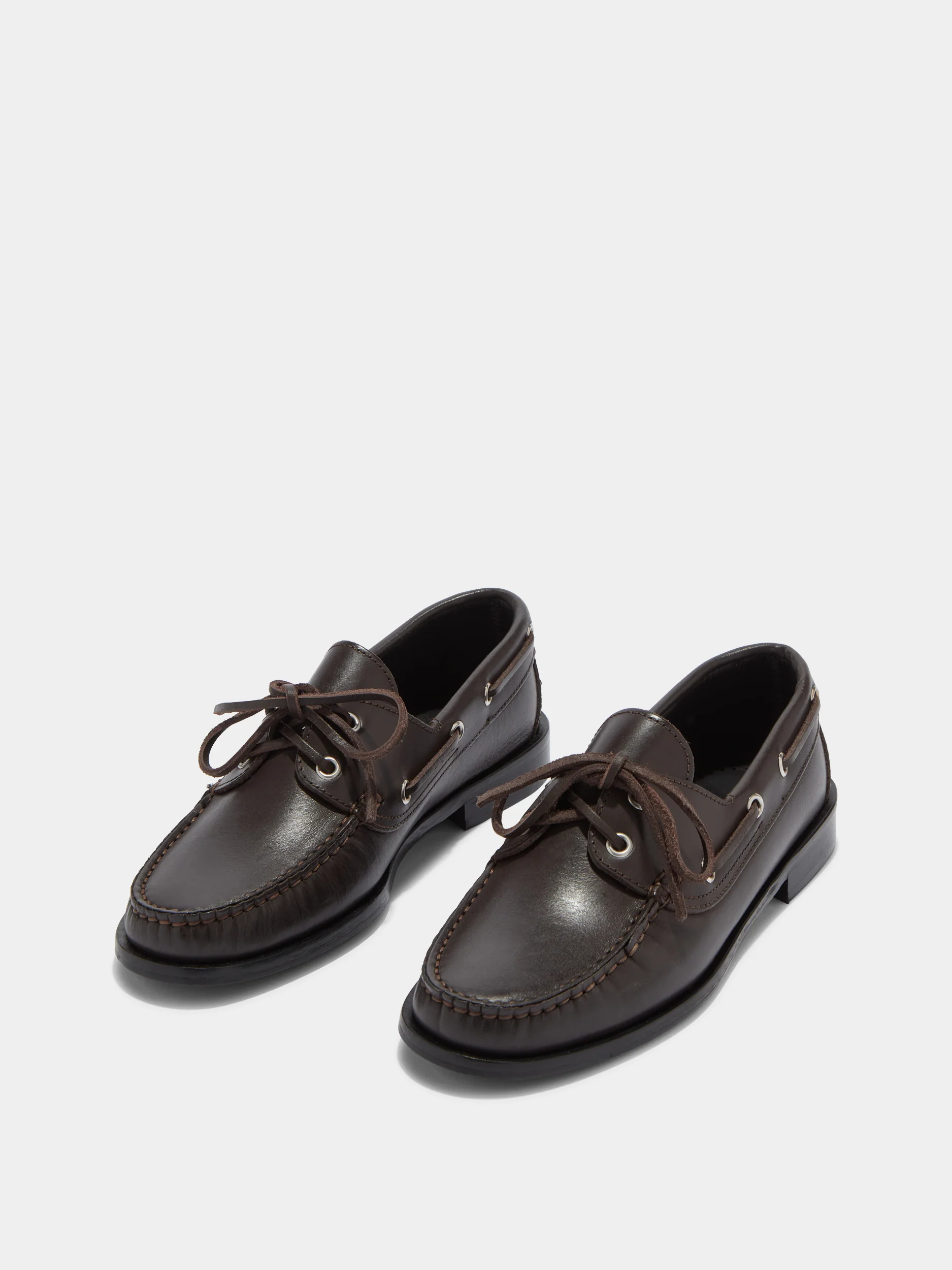Harris Leather Moccasin Flats - Image 2