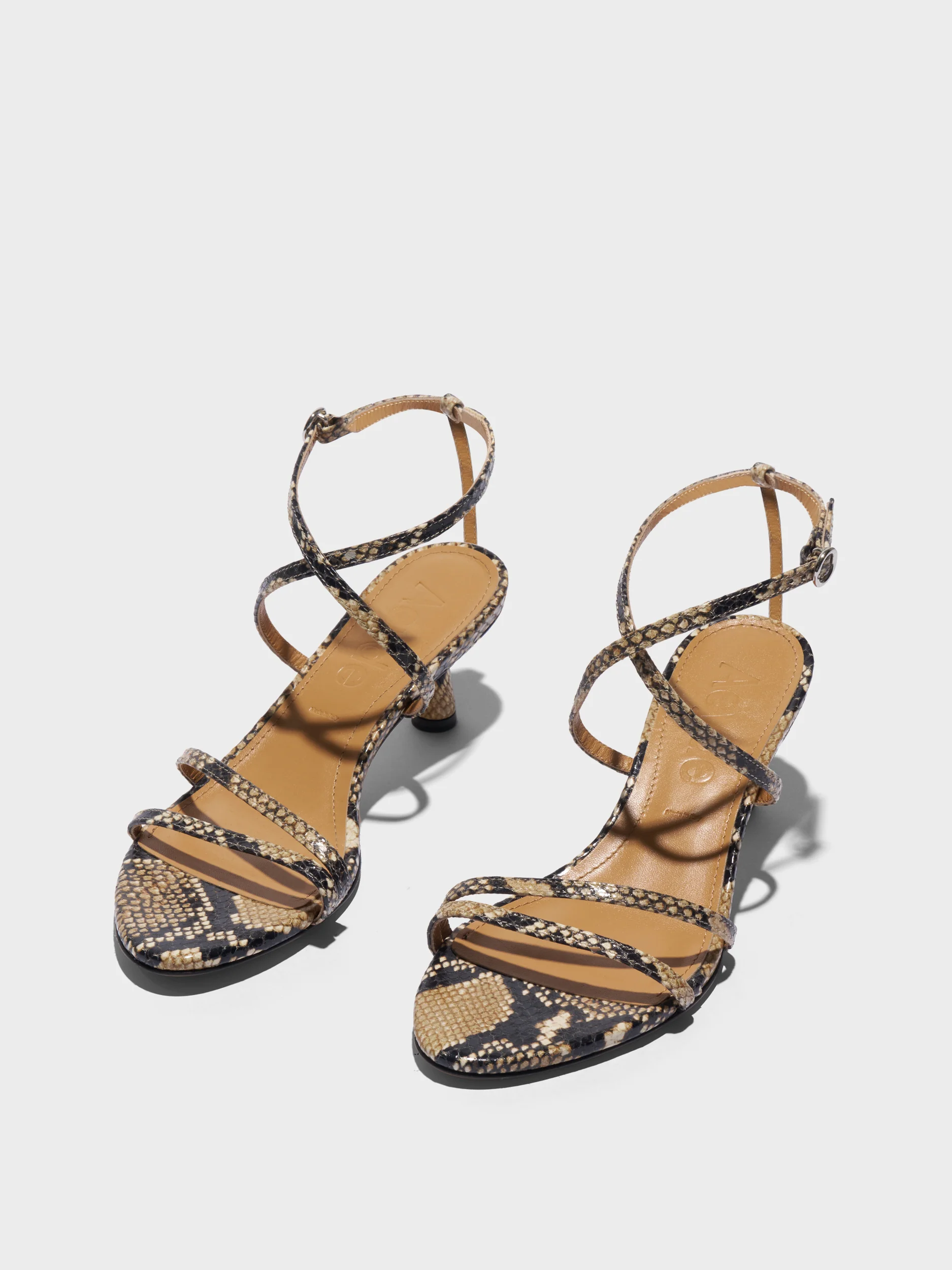 Maeve Leather Stiletto Sandals - Image 3