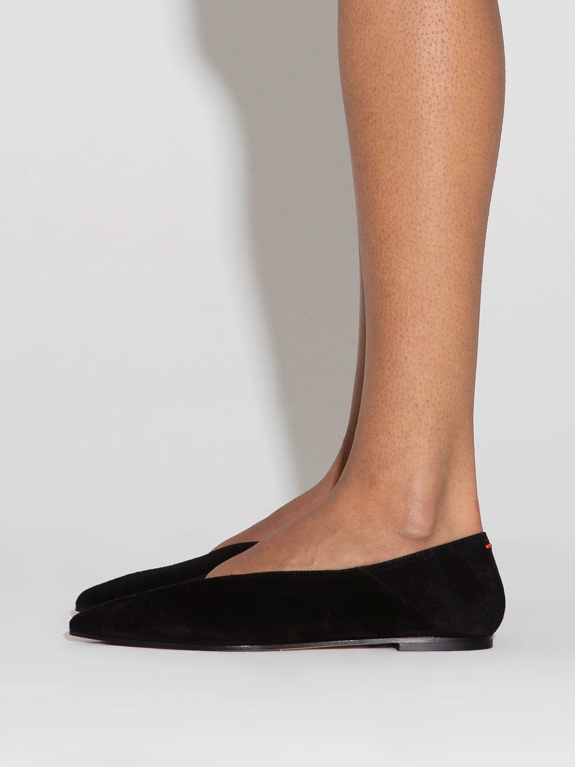 Moa Suede Pointed-Toe Flats - Image 6