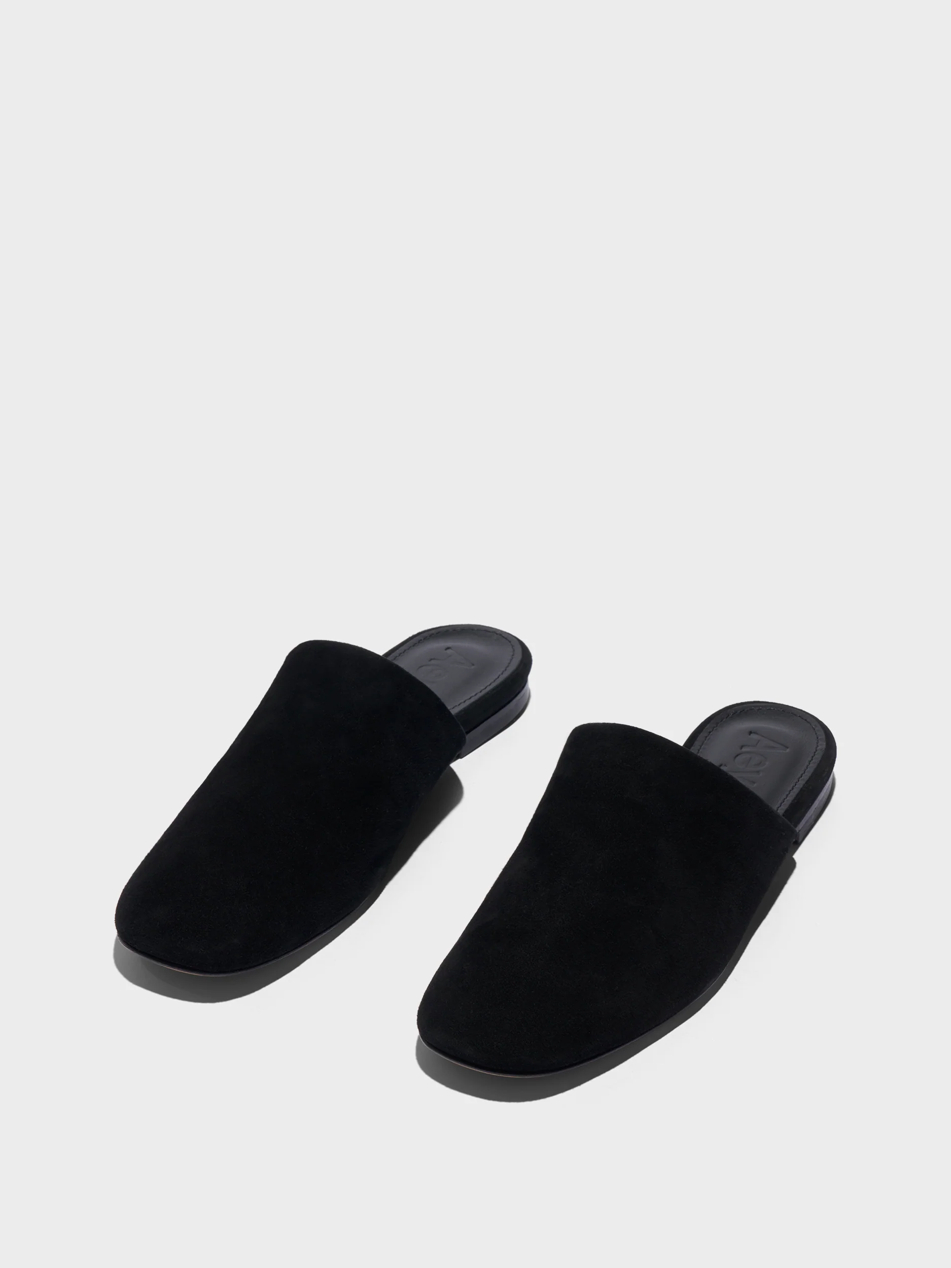 Rega Suede Round-Toe Mules - Image 3