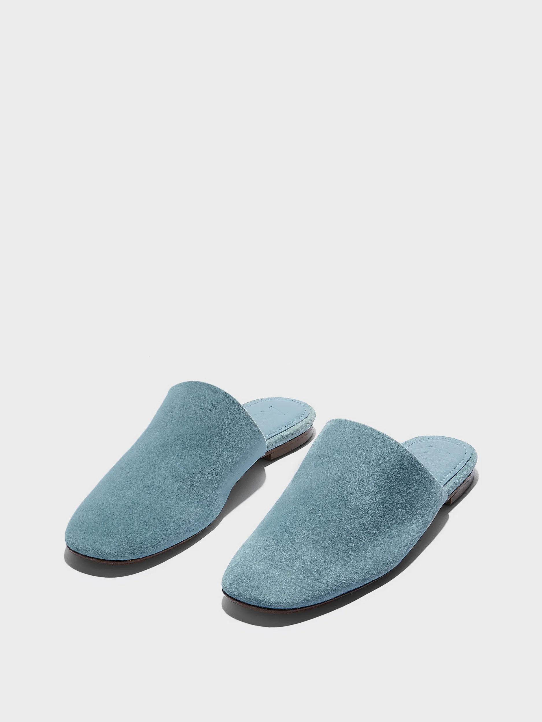Rega Suede Round-Toe Mules - Image 3