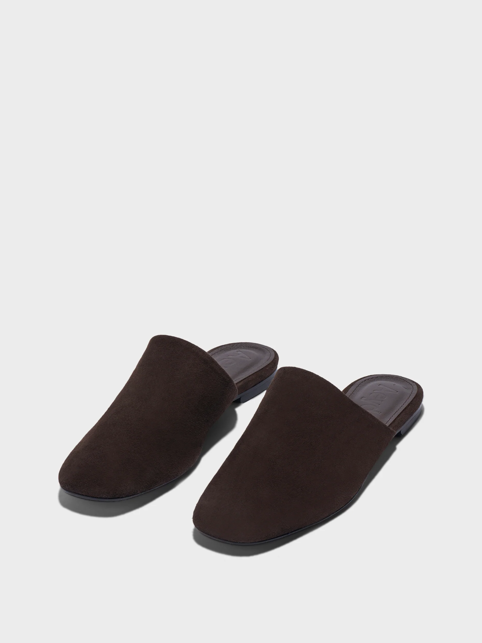 Rega Suede Round-Toe Mules - Image 3