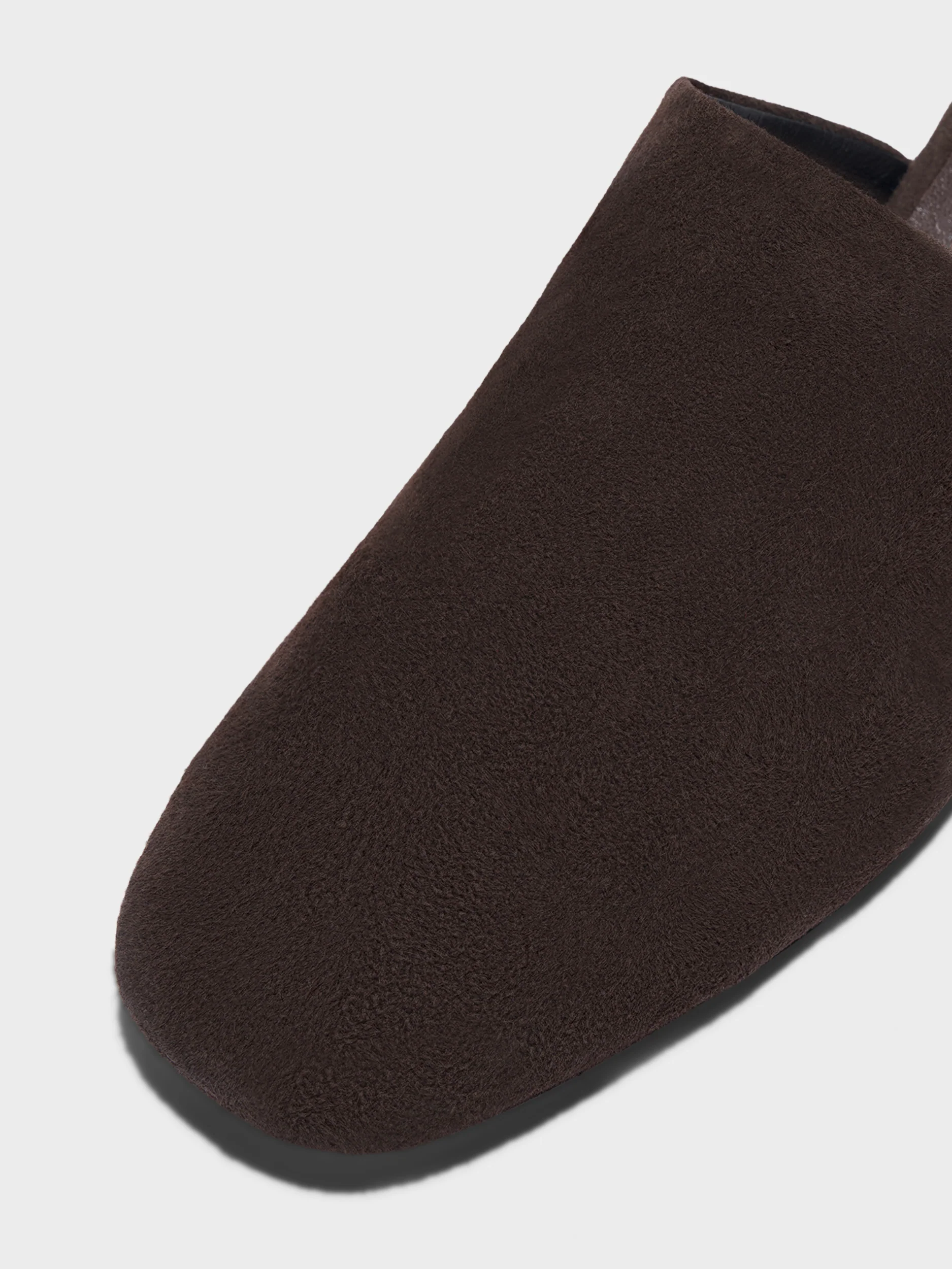 Rega Suede Round-Toe Mules - Image 4
