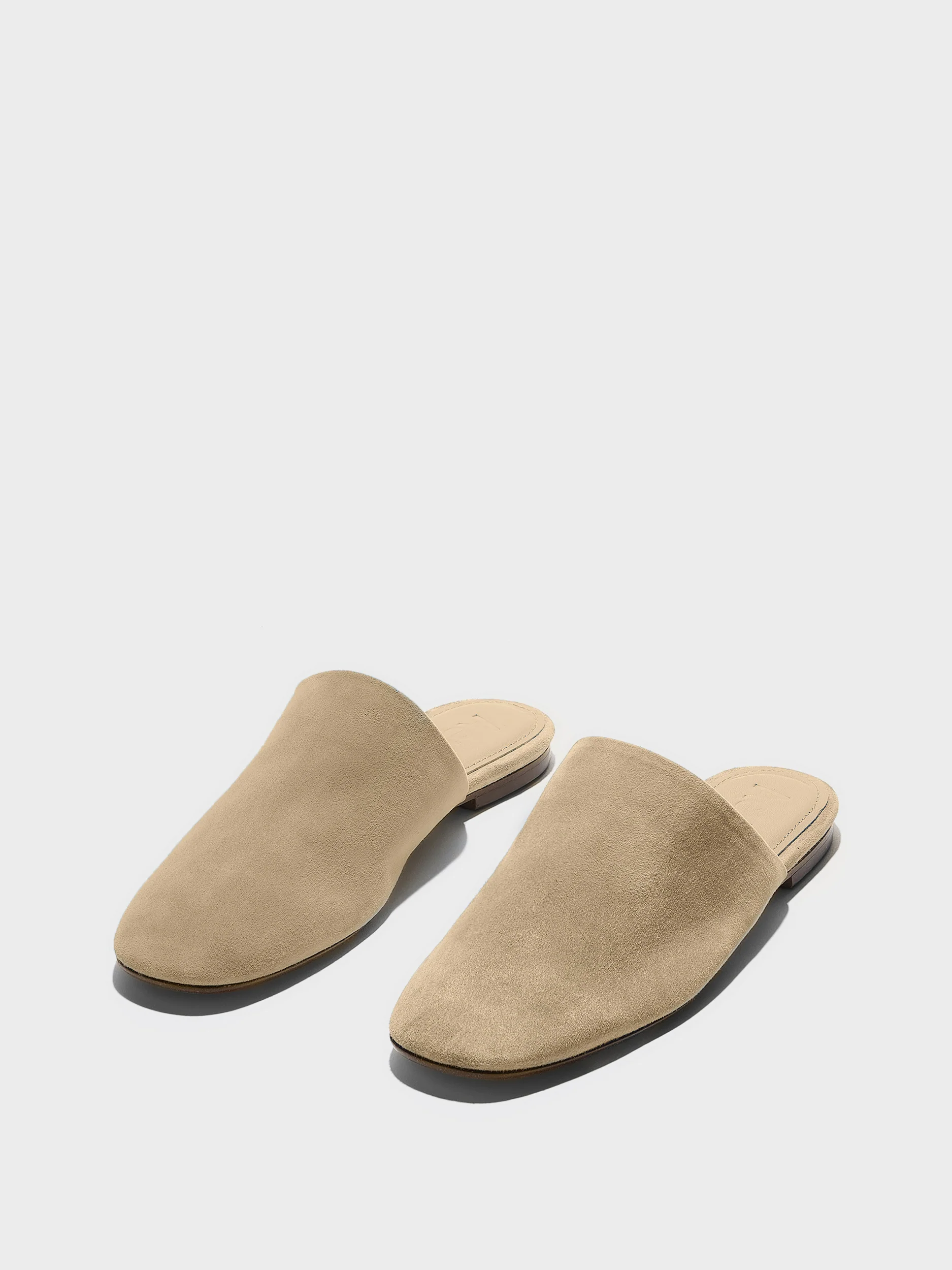 Rega Suede Round-Toe Mules - Image 3