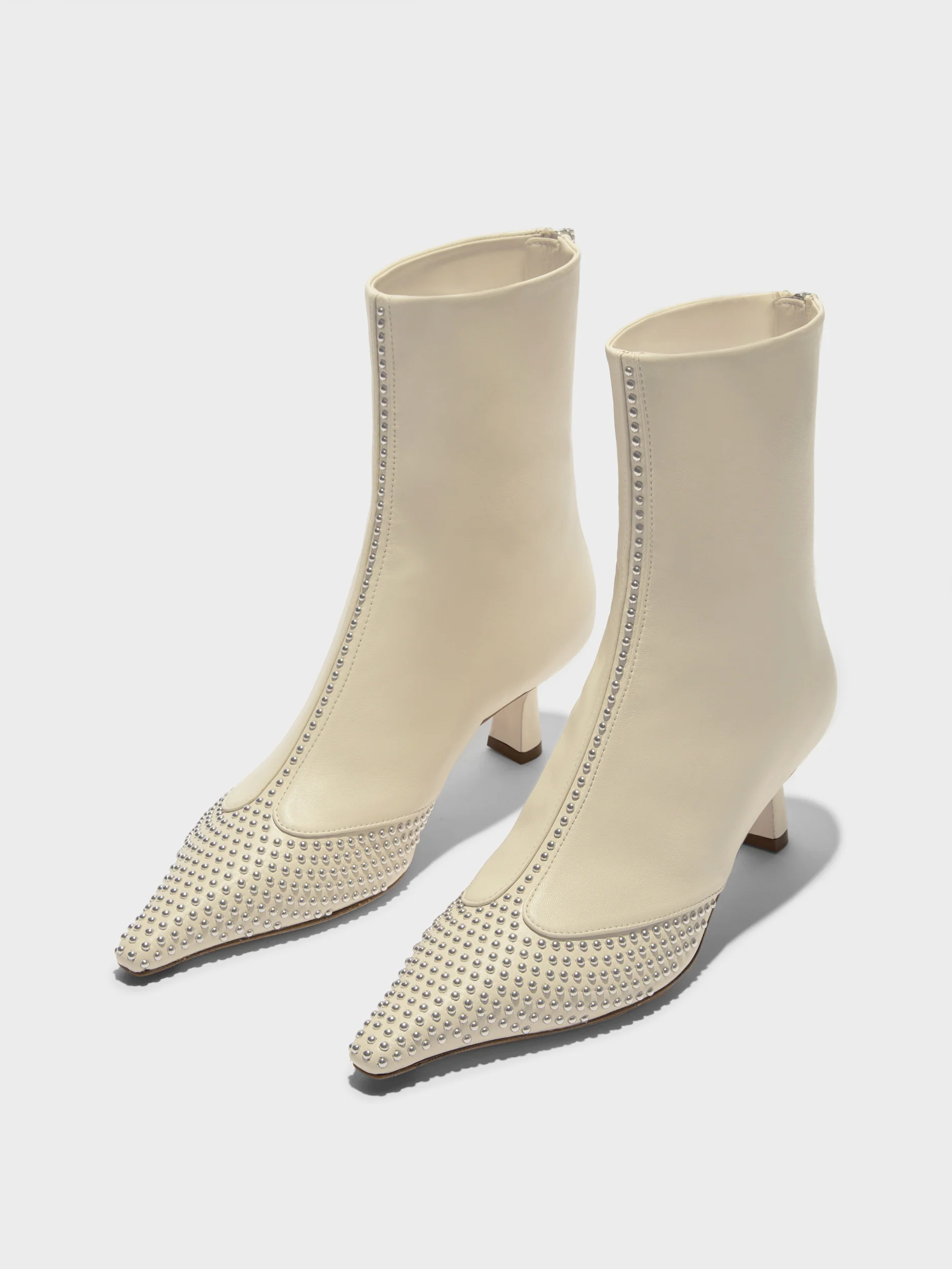 Sila Mini Stud Leather Boots - Image 3