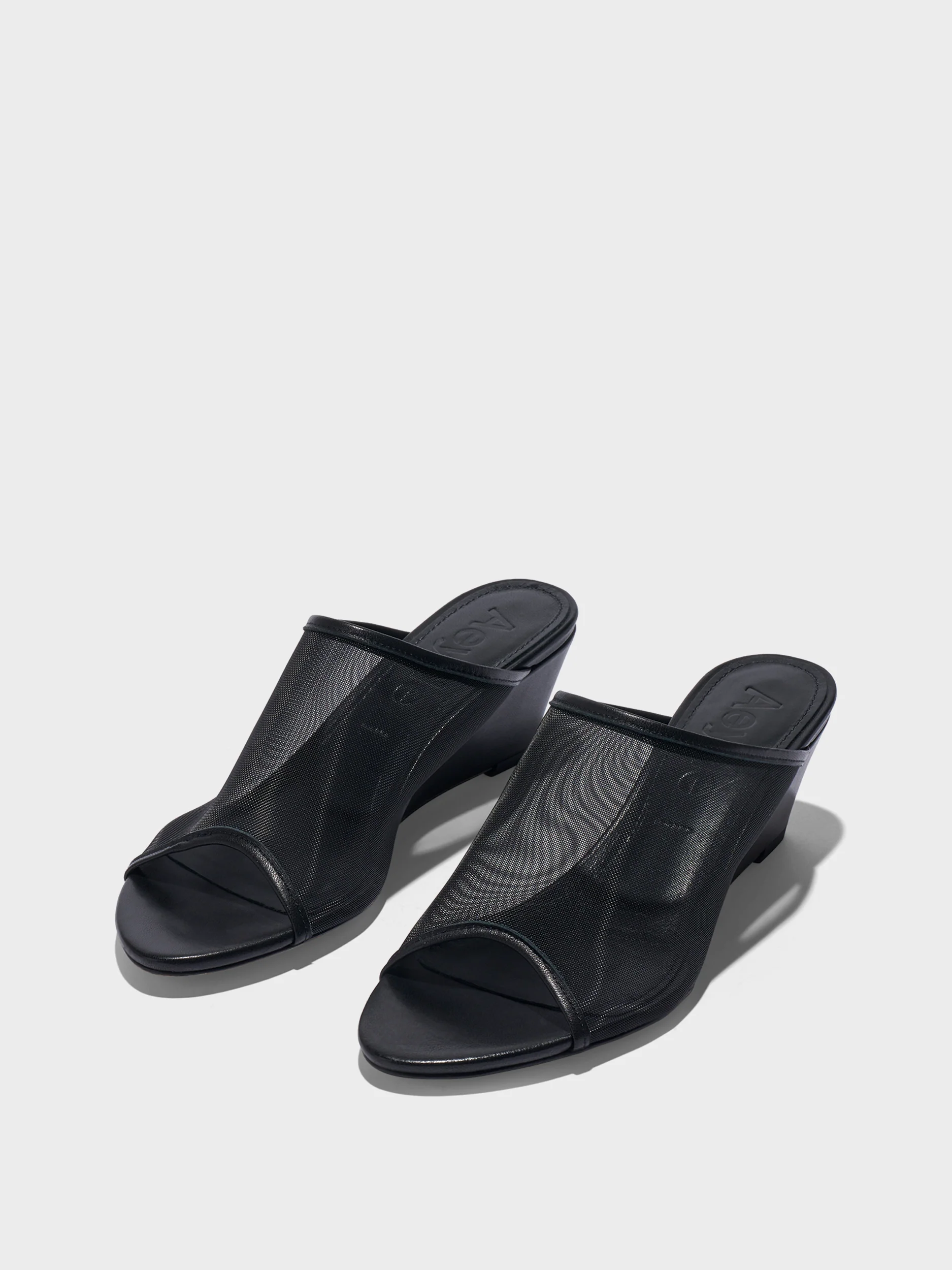 Suzanne Mesh Wedge Sandals - Image 3