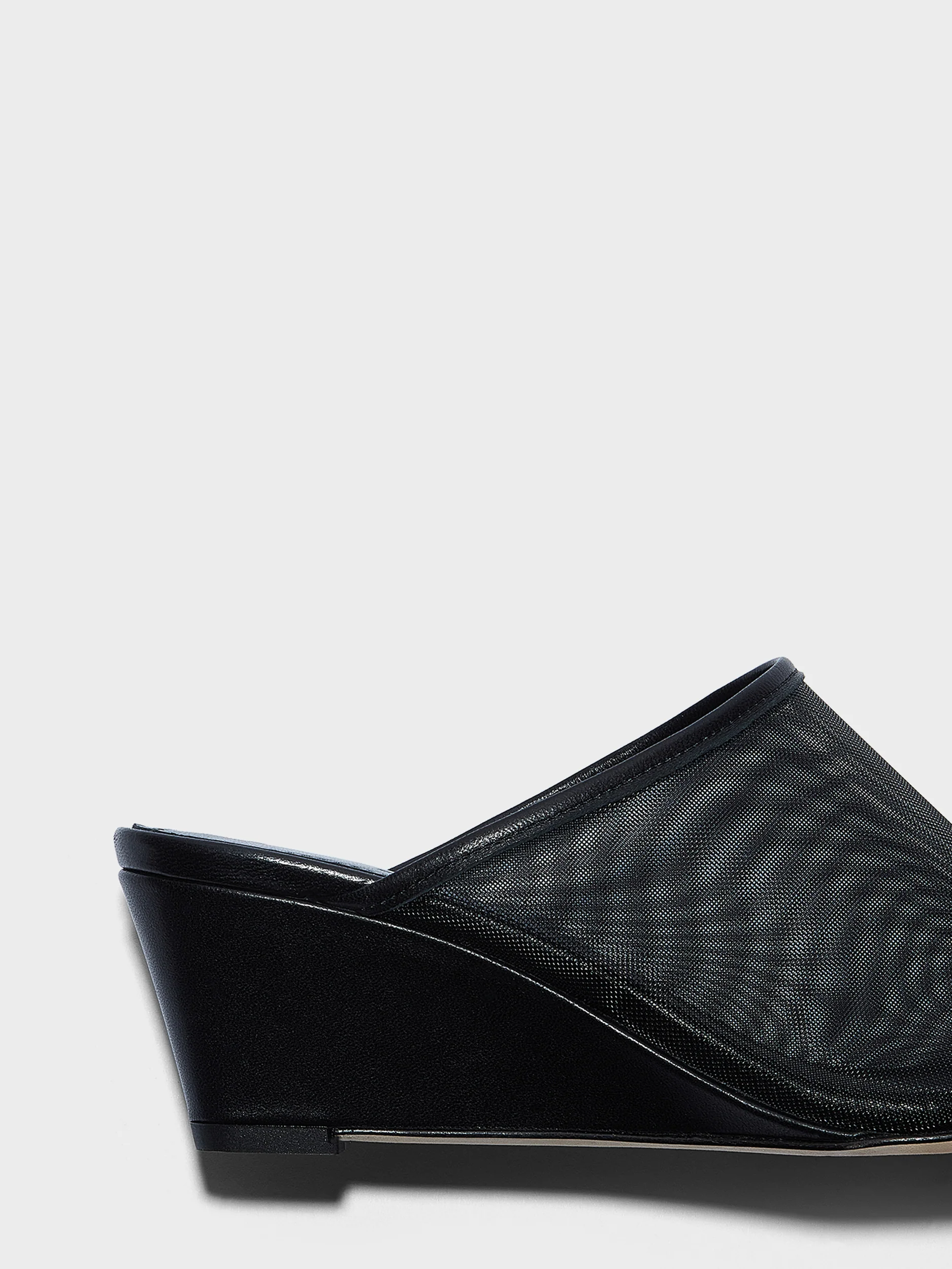 Suzanne Mesh Wedge Sandals - Image 4
