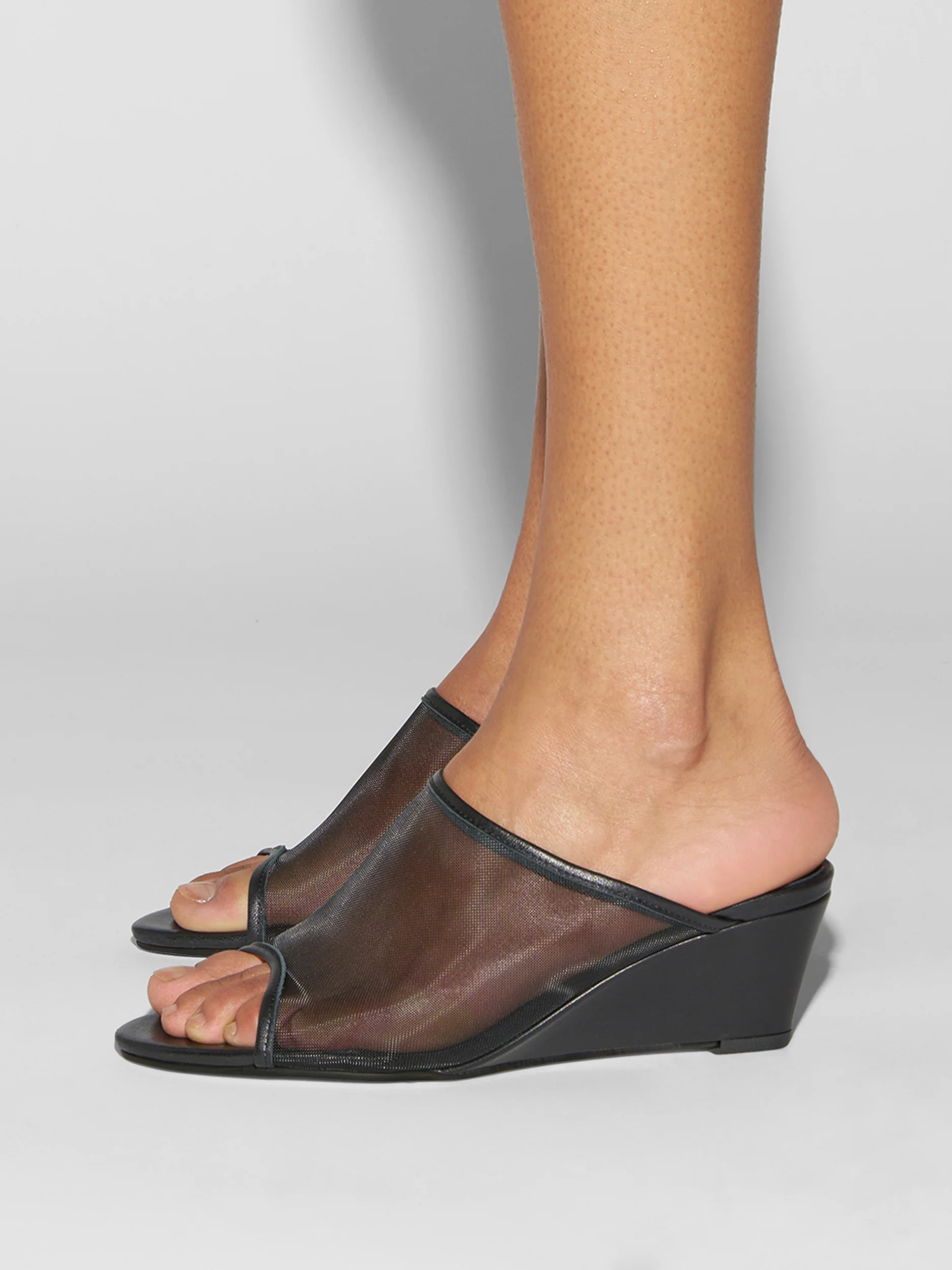 Suzanne Mesh Wedge Sandals - Image 6