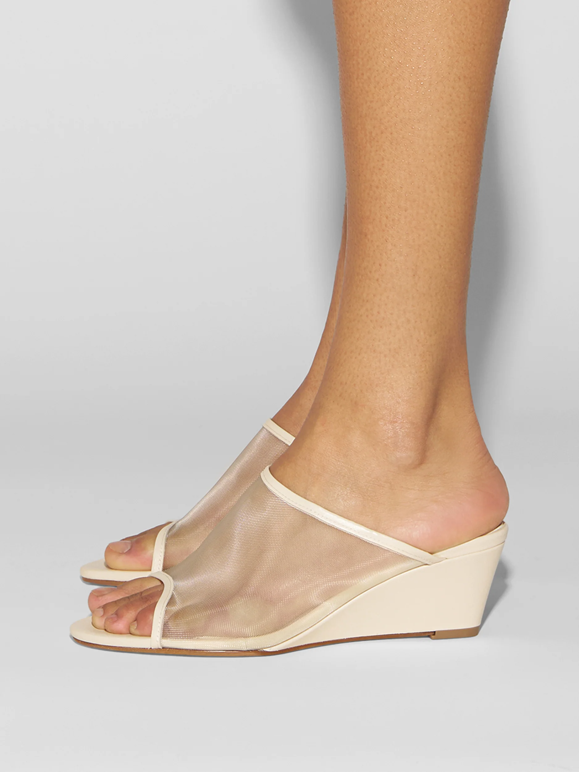 Suzanne Mesh Wedge Sandals - Image 6
