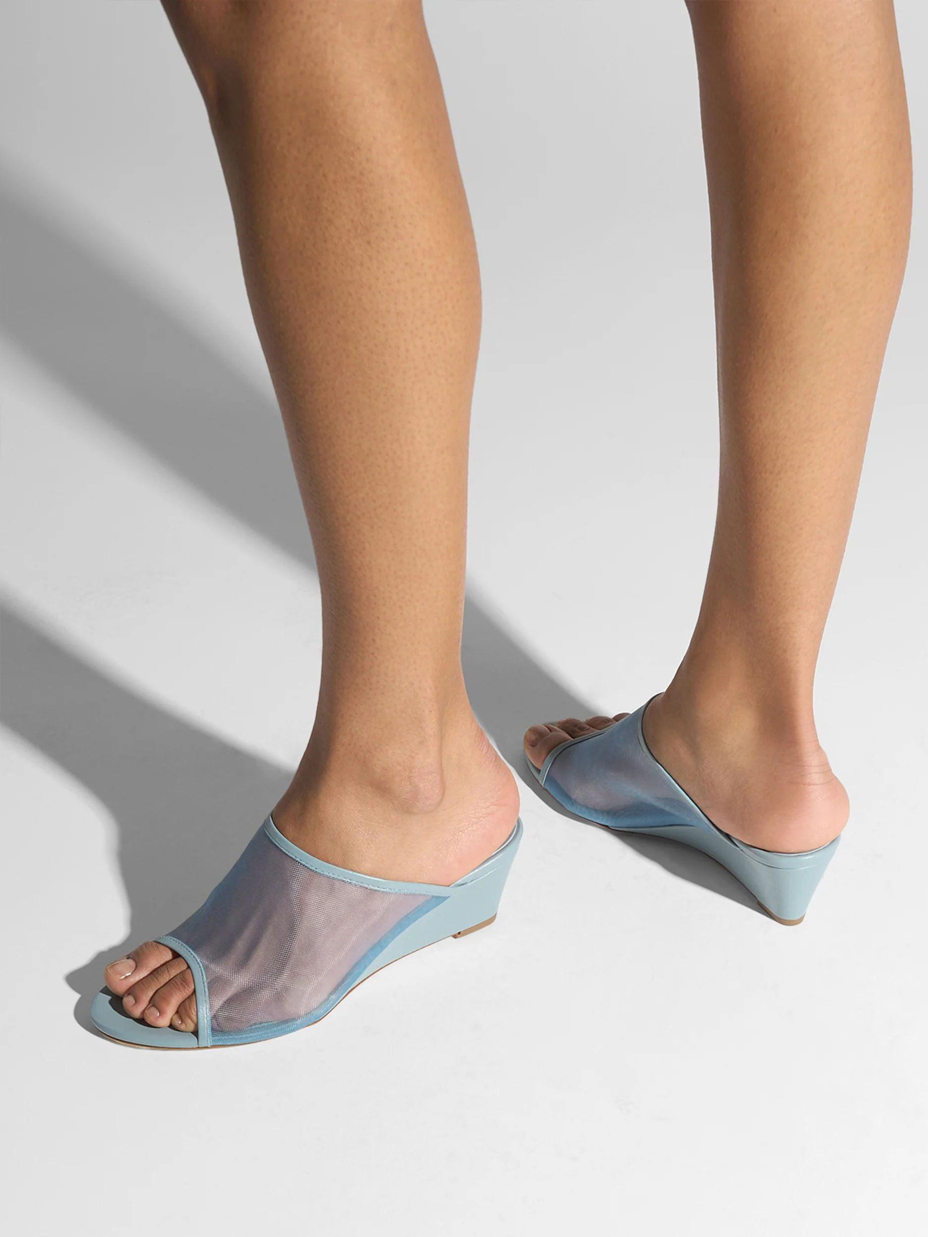 Suzanne Mesh Wedge Sandals - Image 2