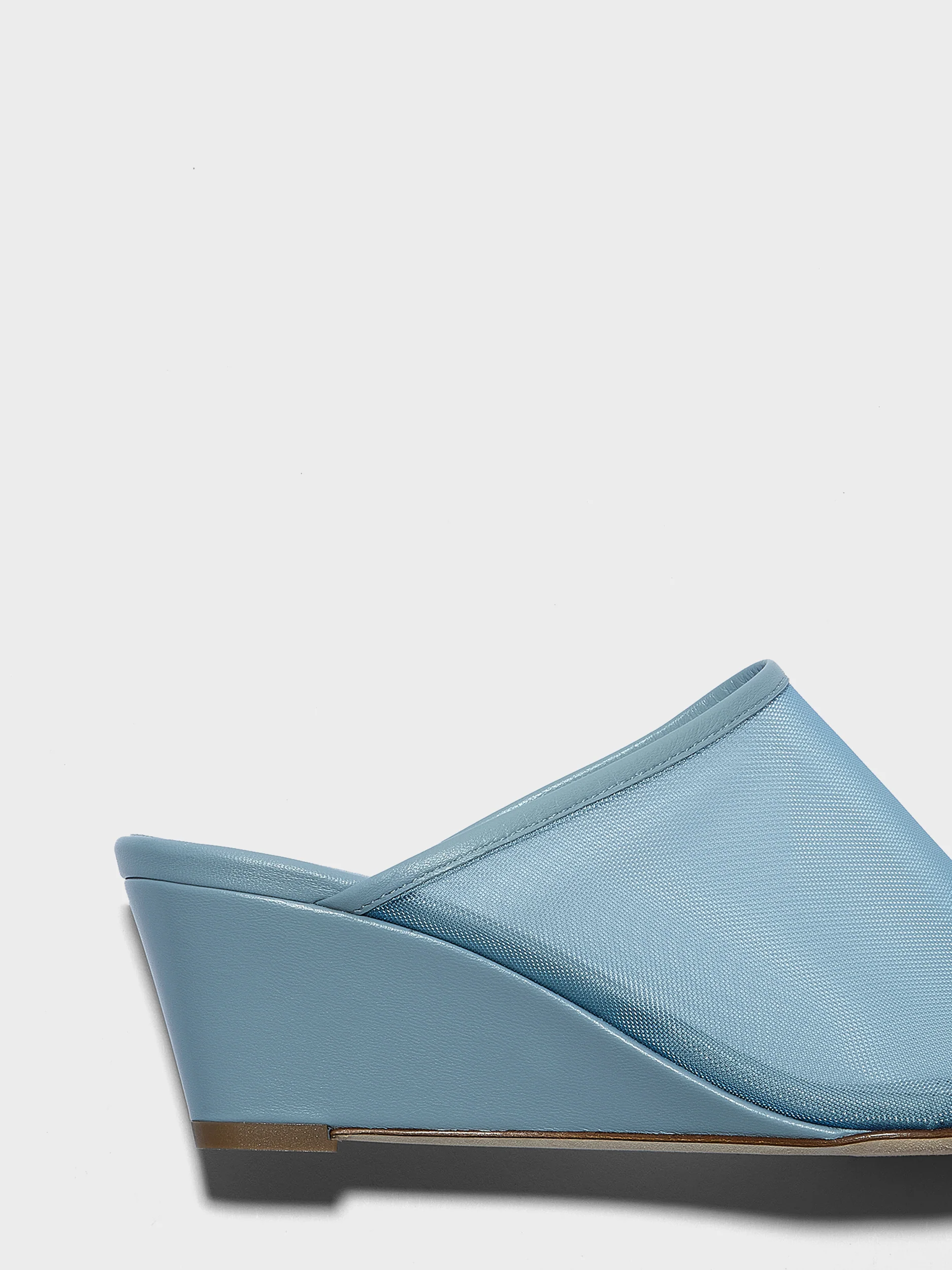 Suzanne Mesh Wedge Sandals - Image 4