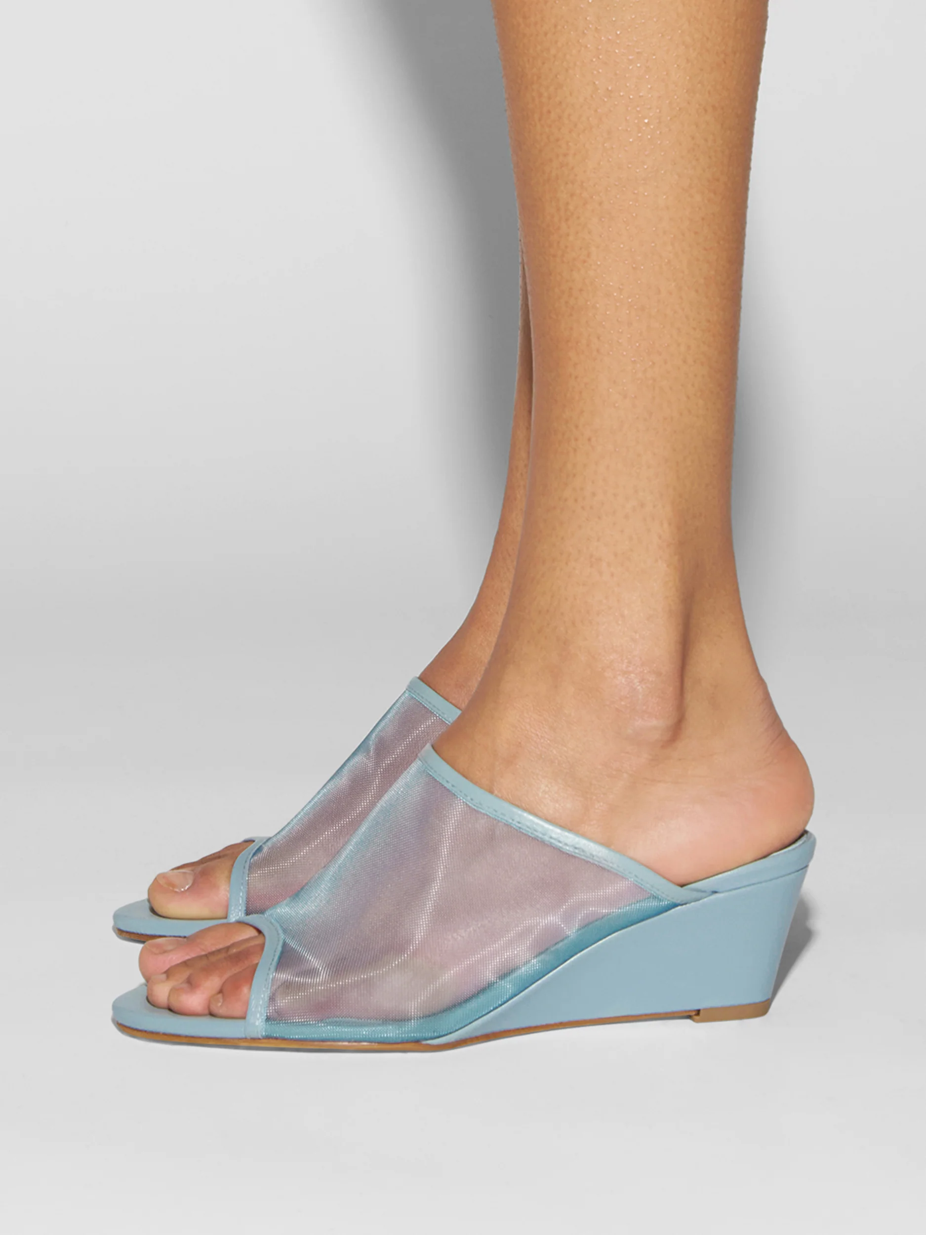 Suzanne Mesh Wedge Sandals - Image 6