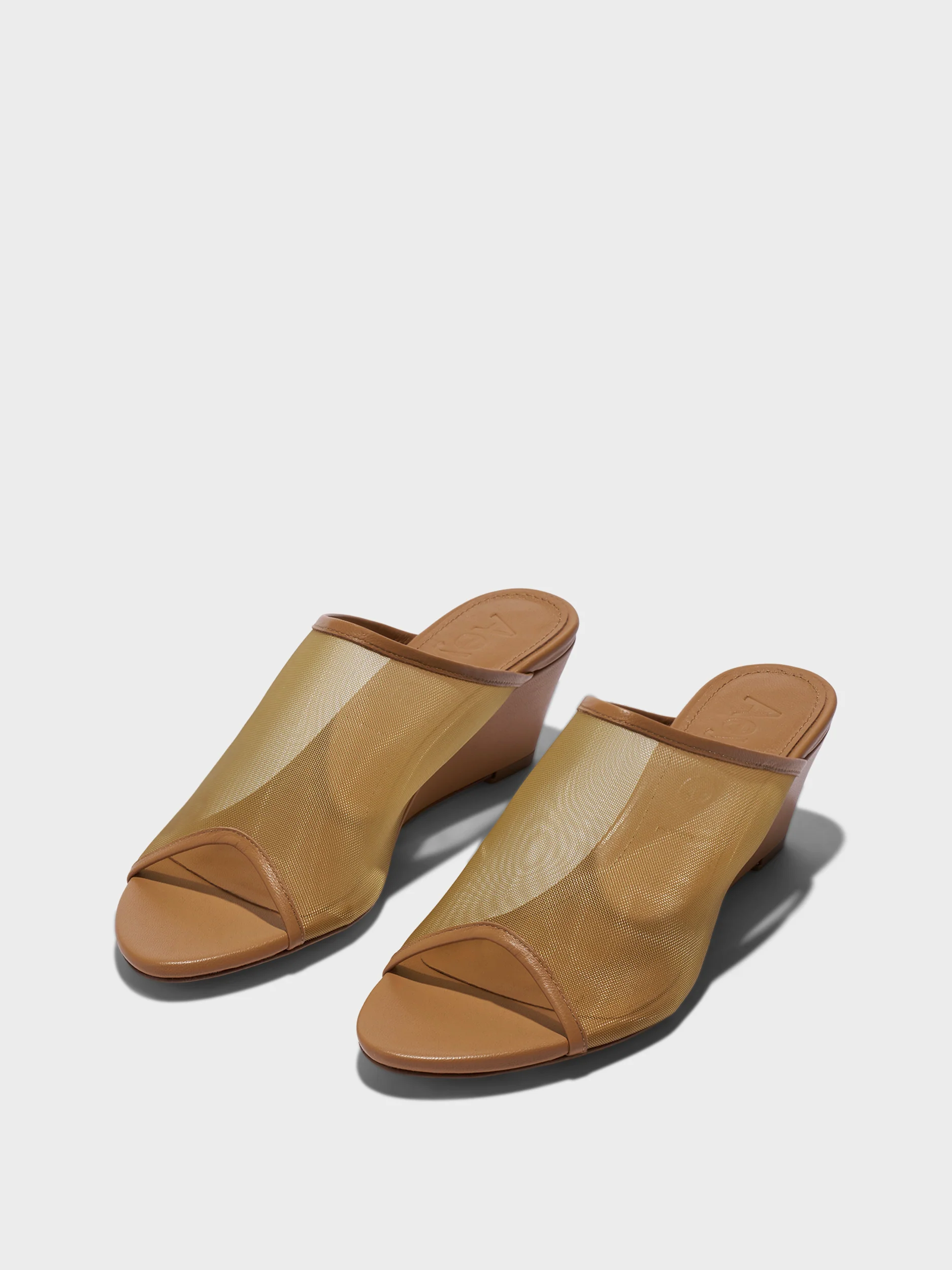 Suzanne Mesh Wedge Sandals - Image 3