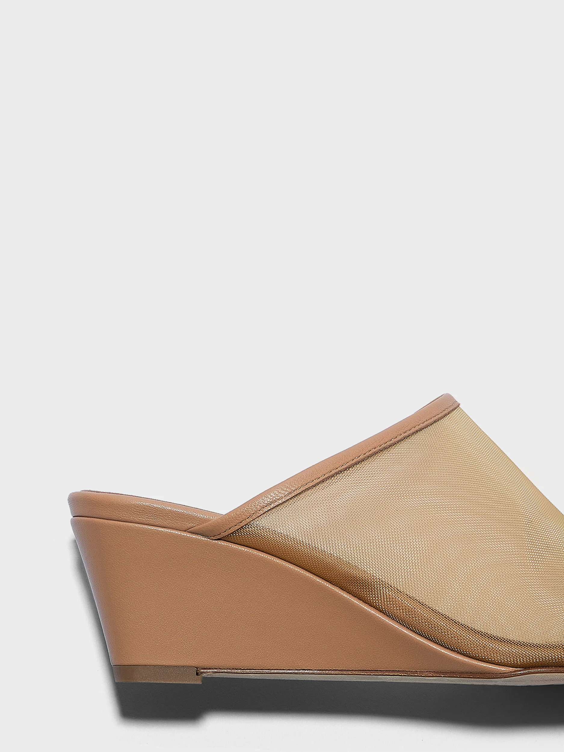 Suzanne Mesh Wedge Sandals - Image 4