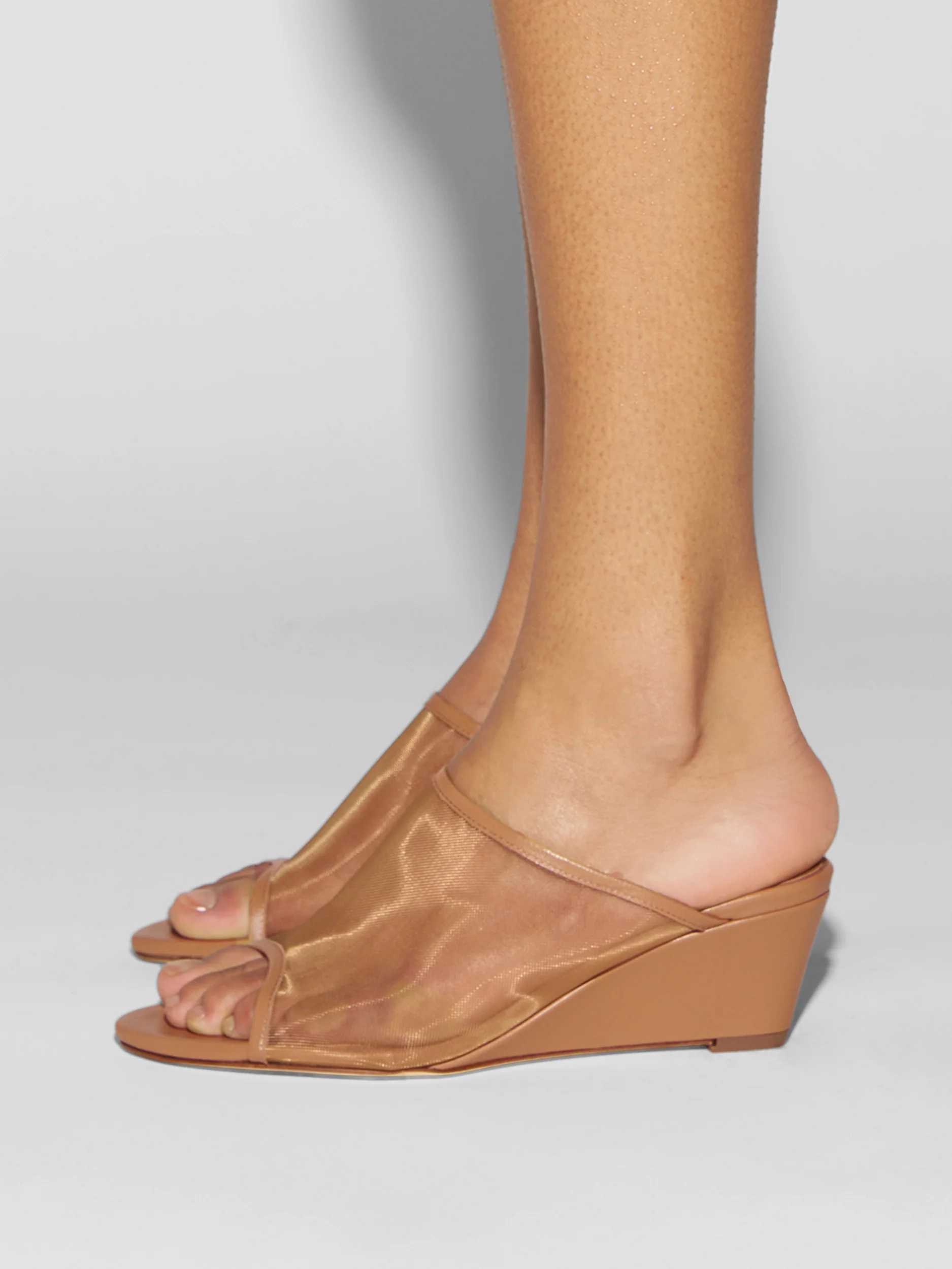 Suzanne Mesh Wedge Sandals - Image 6
