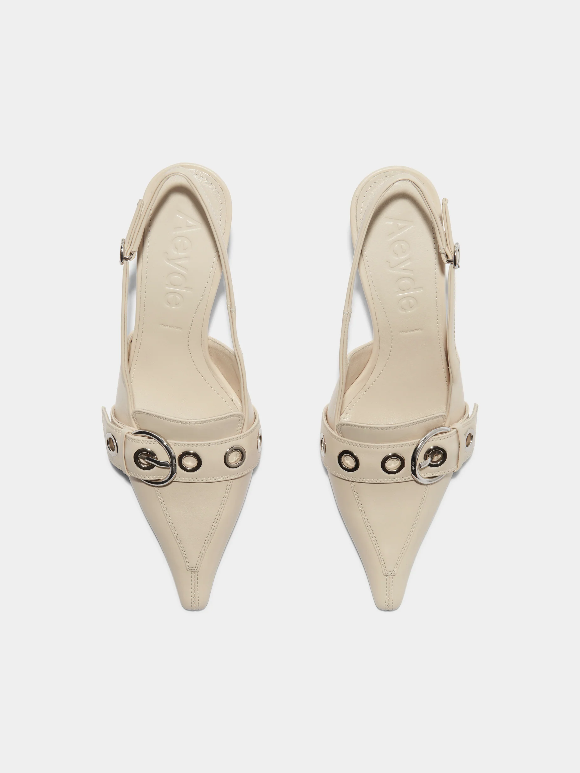Tara Leather Slingback Pumps - Image 5