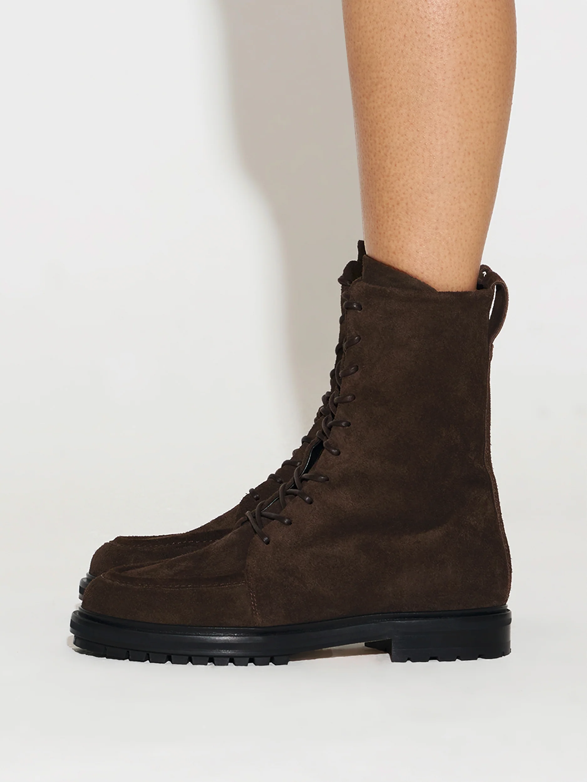 Tate Suede Lace-Up Ankle Boots - Image 6