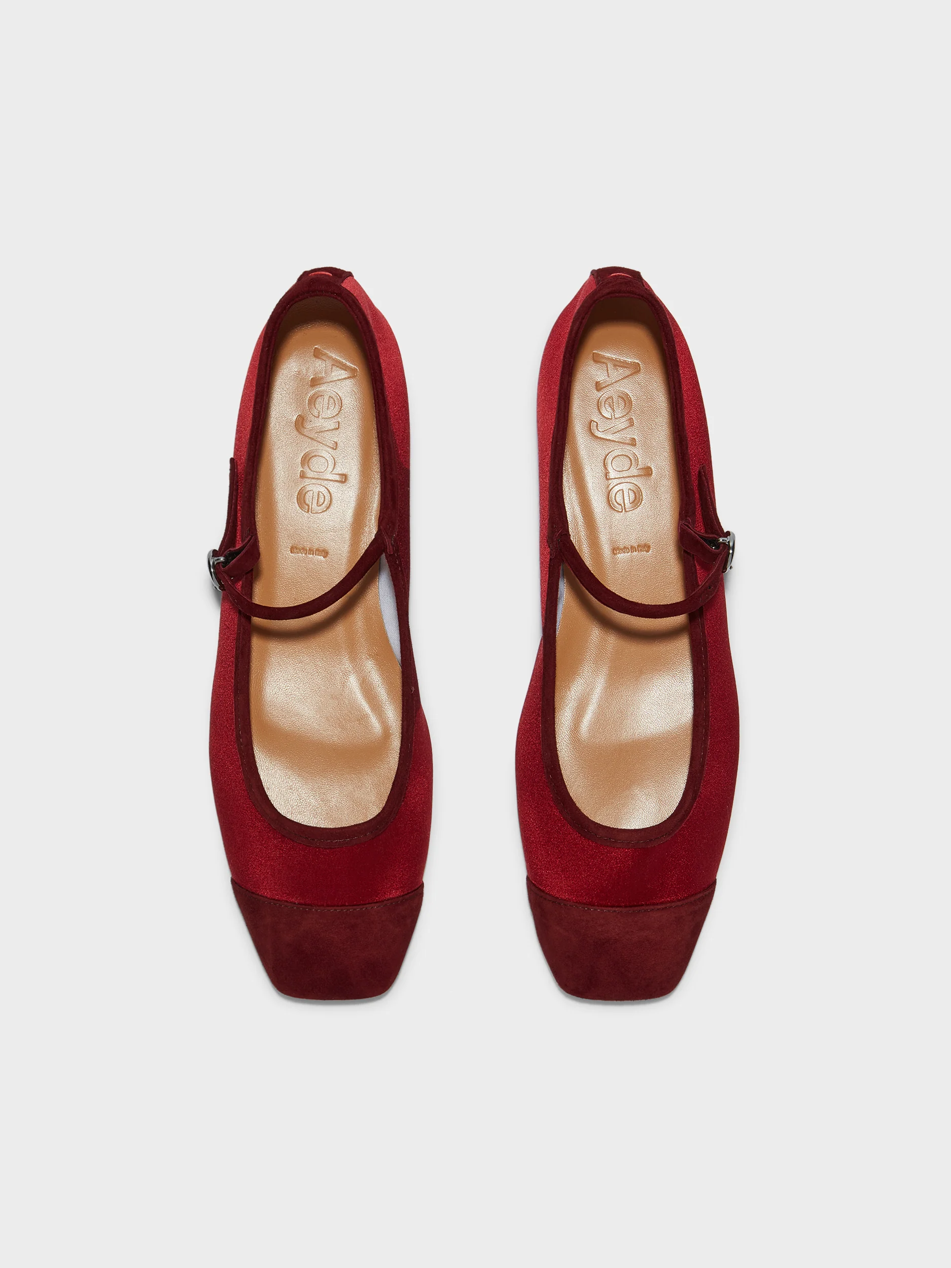 Uma Cap Satin Mary-Janes - Image 5