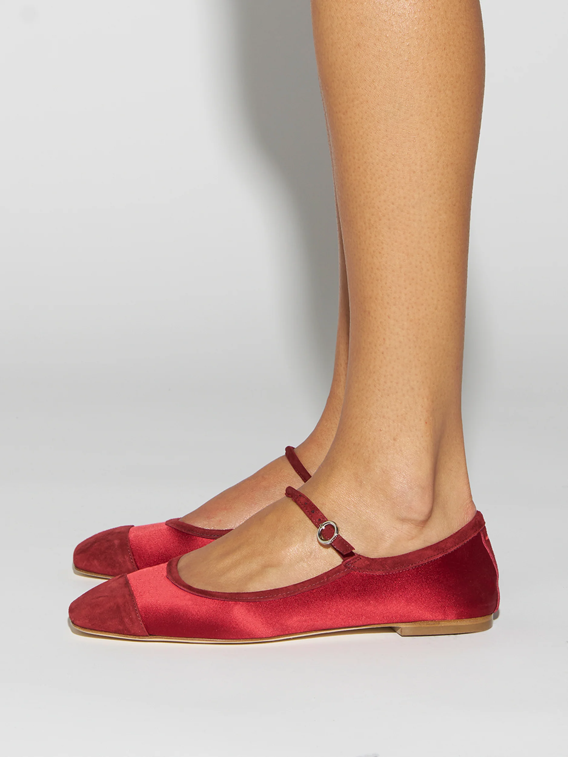 Uma Cap Satin Mary-Janes - Image 6