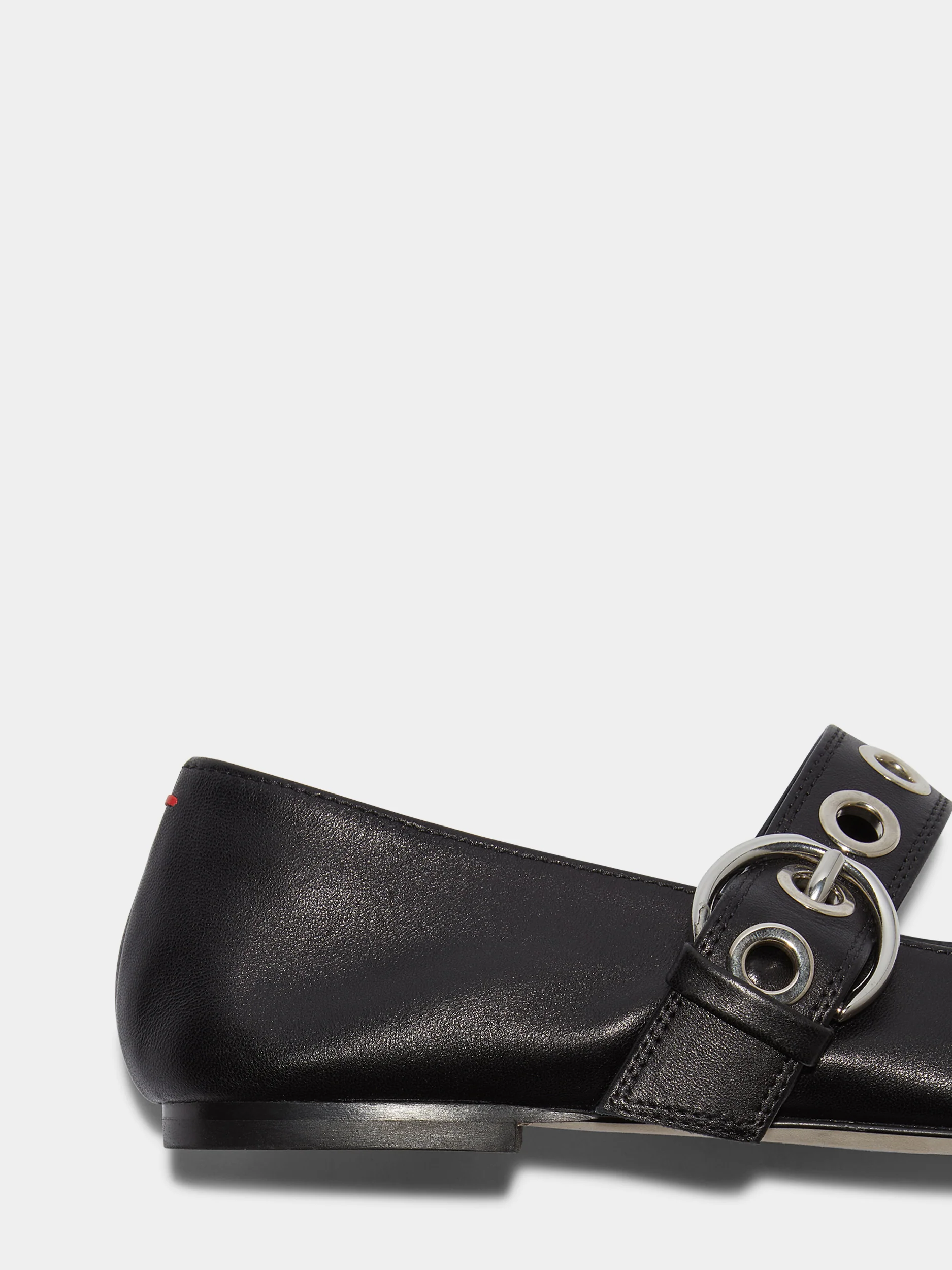 Uma Eyelet Mary-Janes Flats - Image 4