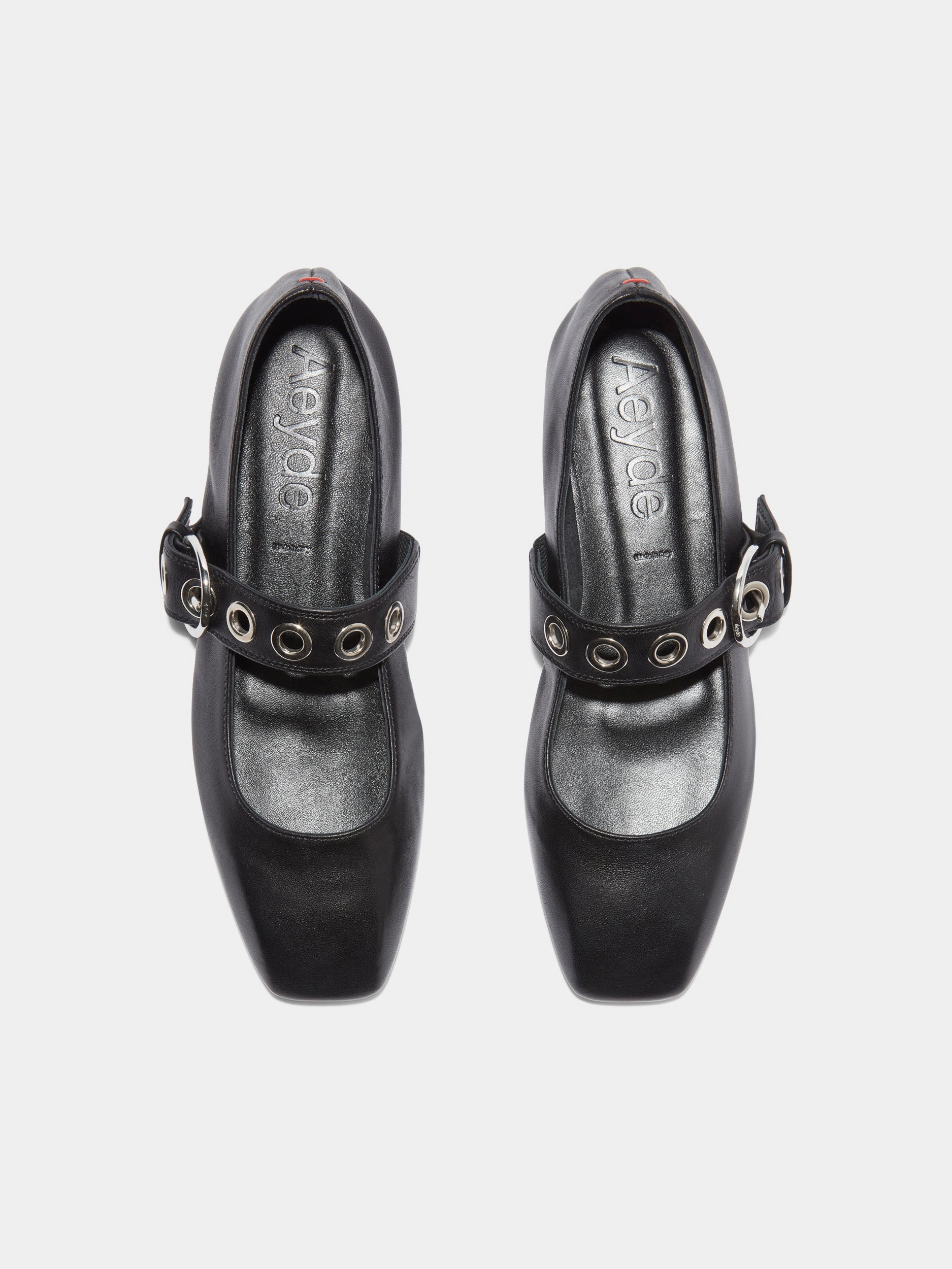 Uma Eyelet Mary-Janes Flats - Image 5