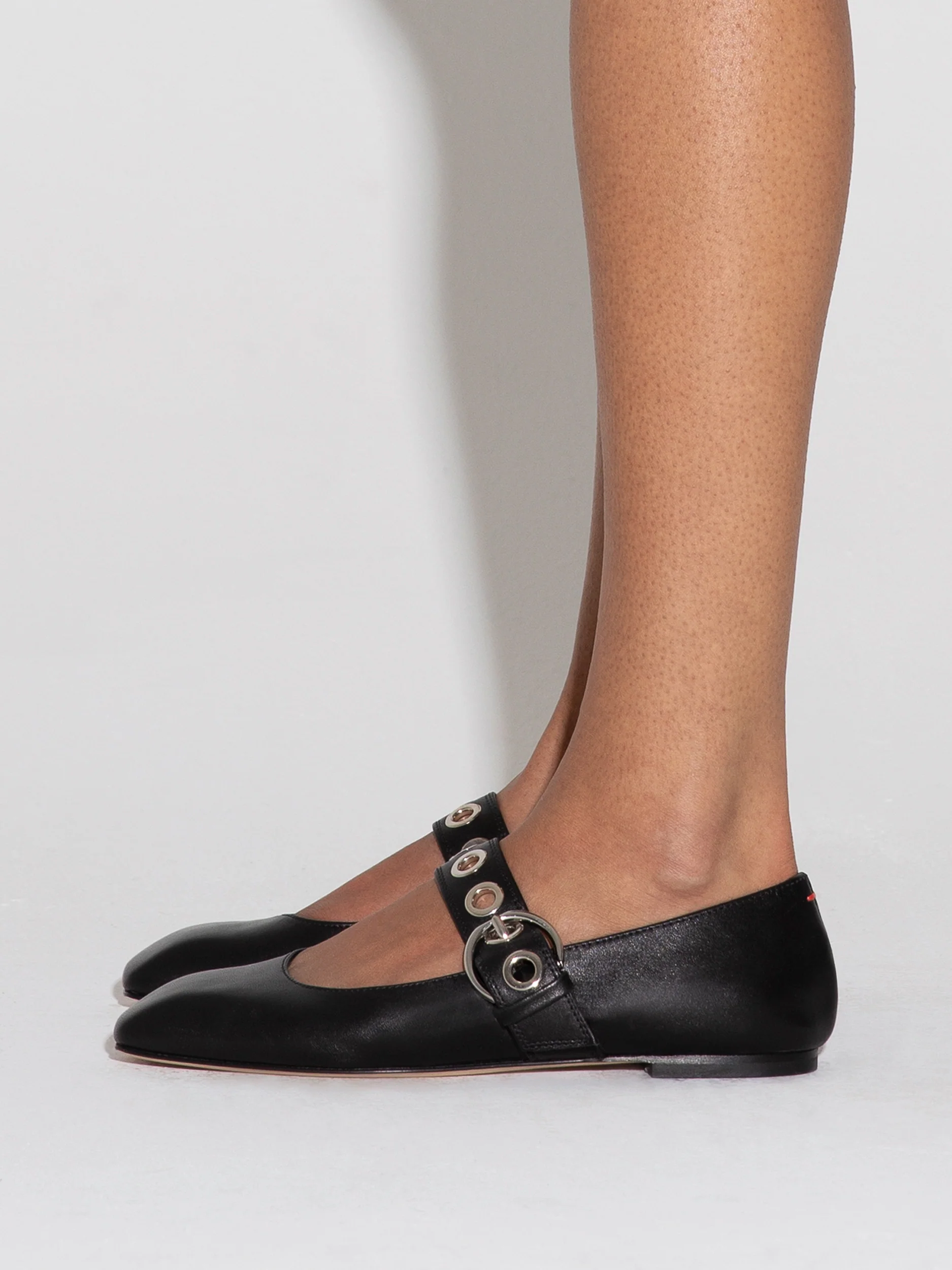 Uma Eyelet Mary-Janes Flats - Image 6