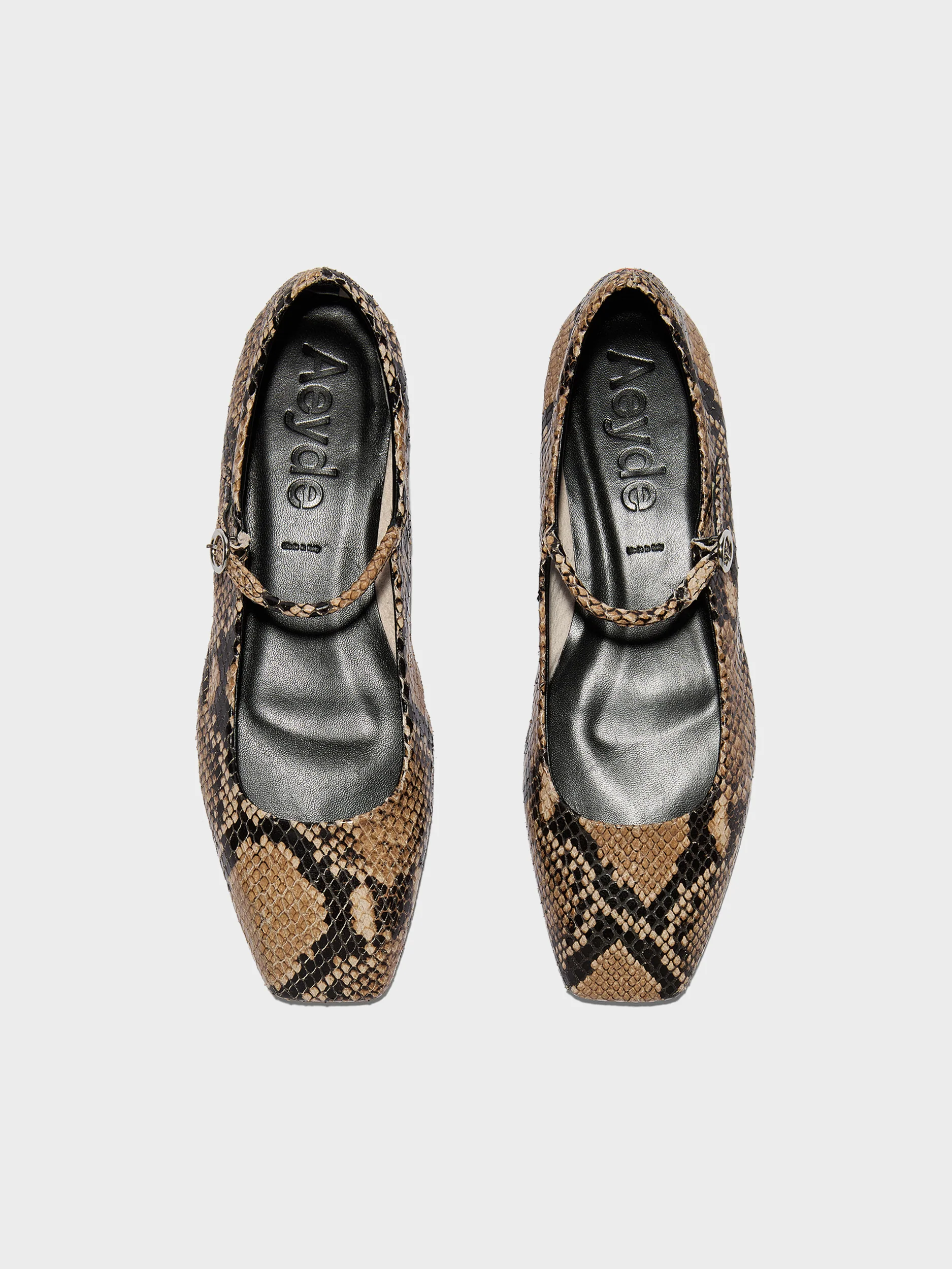 Uma Snake Print Mary-Janes - Image 5