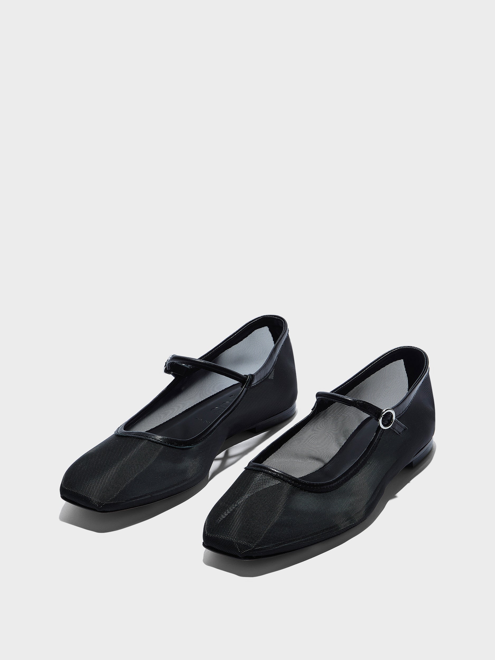Uma Mesh Mary-Jane Flats - Image 3