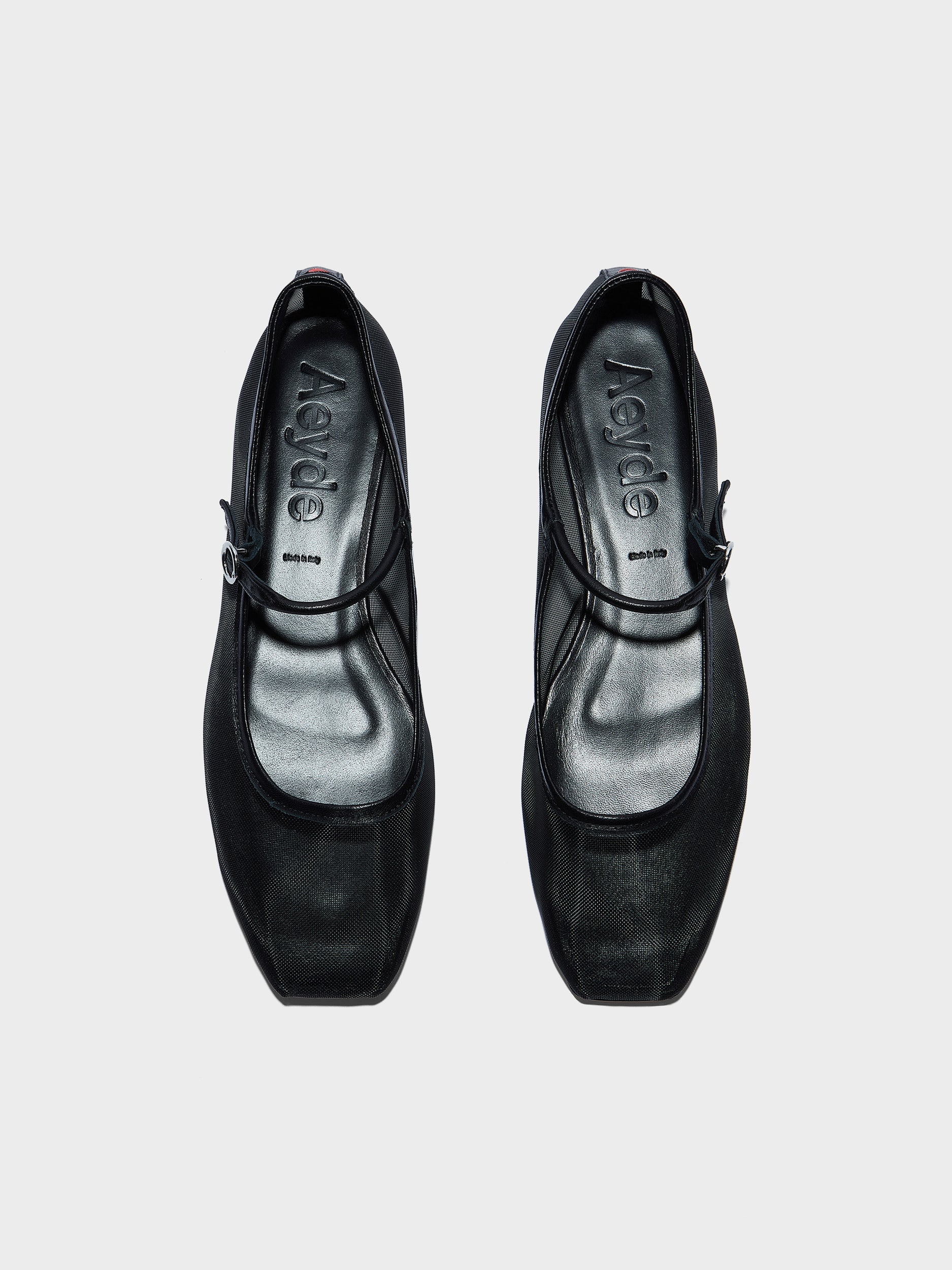 Uma Mesh Mary-Jane Flats - Image 5