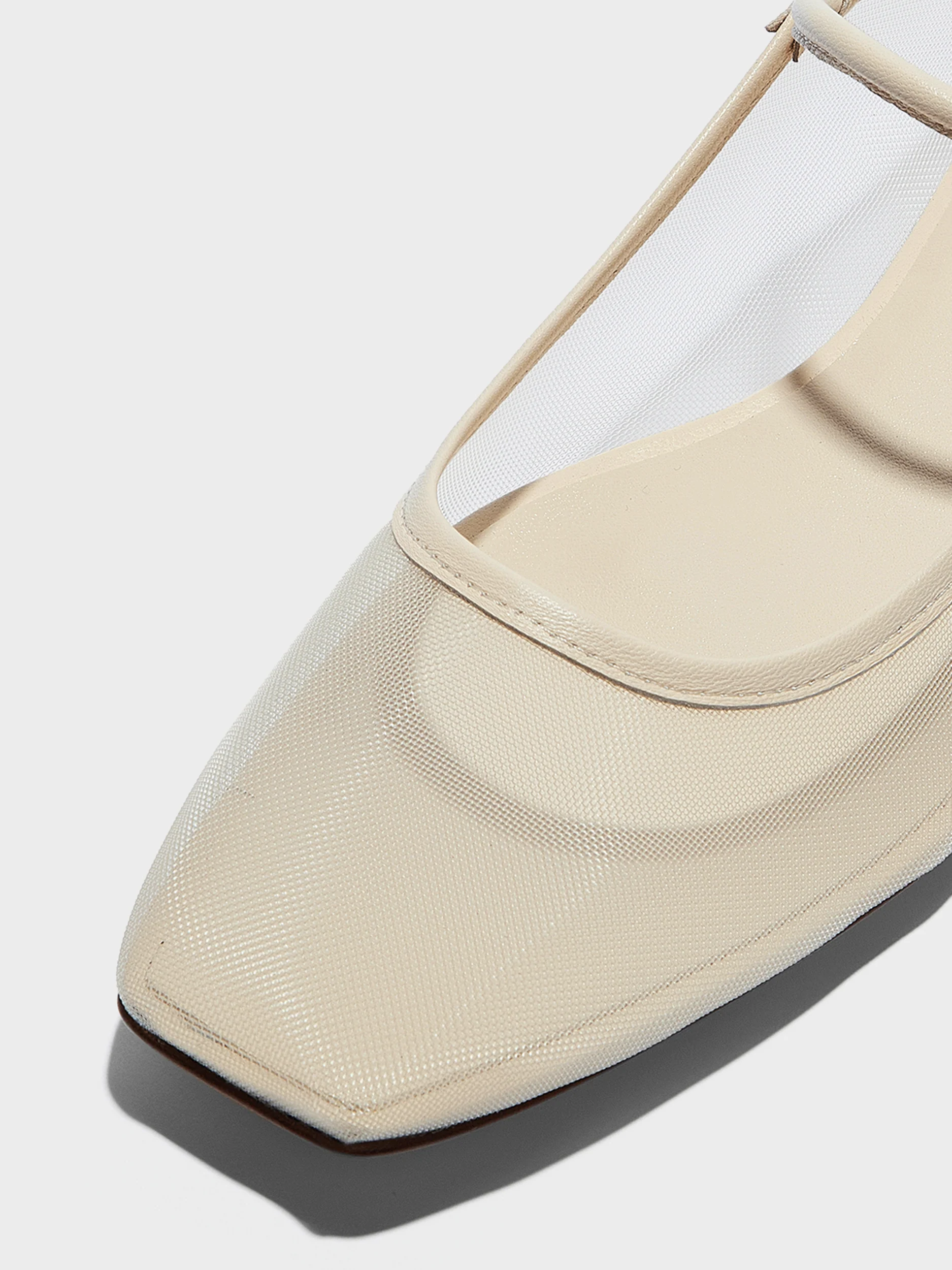 Uma Mesh Mary-Jane Flats - Image 4