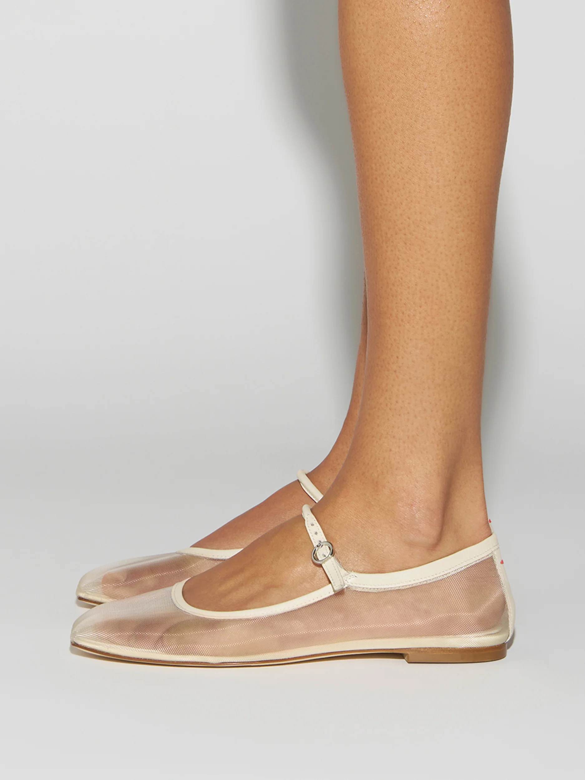 Uma Mesh Mary-Jane Flats - Image 6