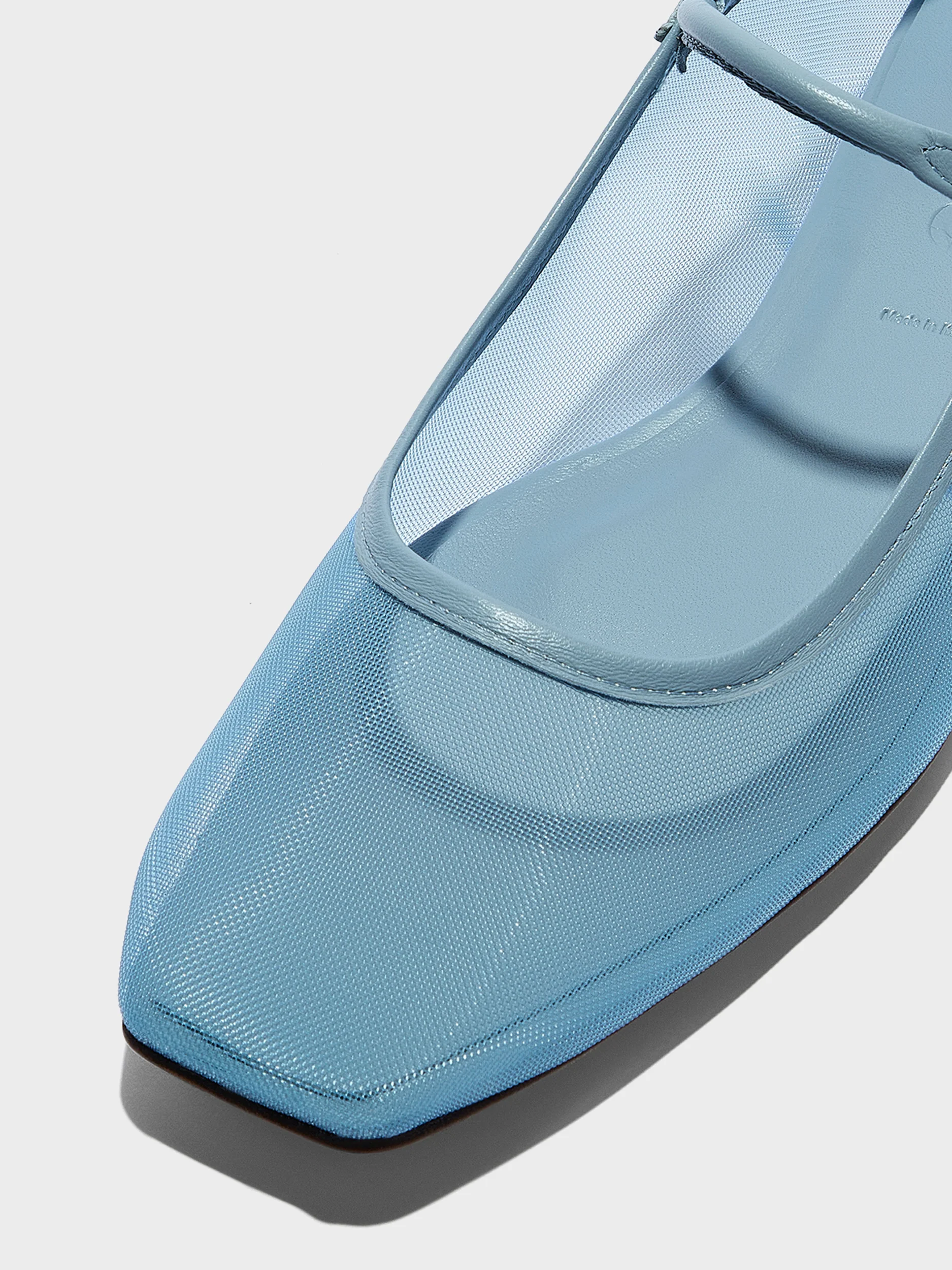 Uma Mesh Mary-Jane Flats - Image 4