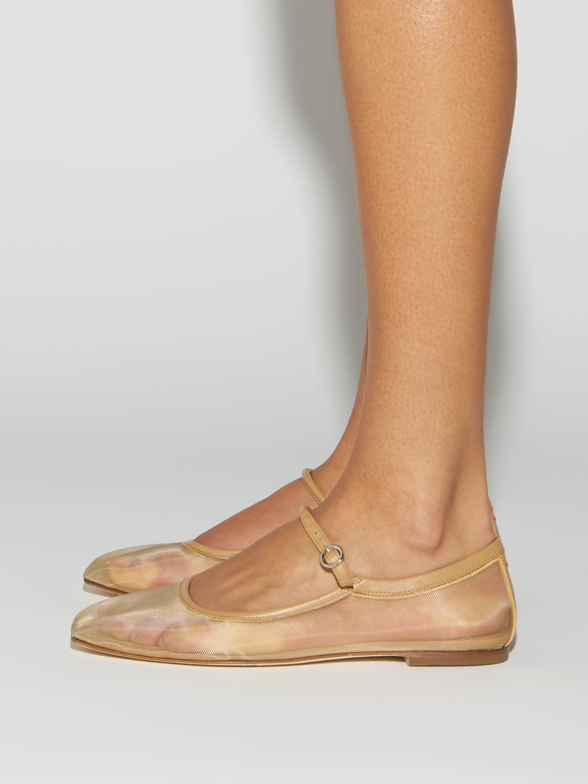 Uma Mesh Mary-Jane Flats - Image 6
