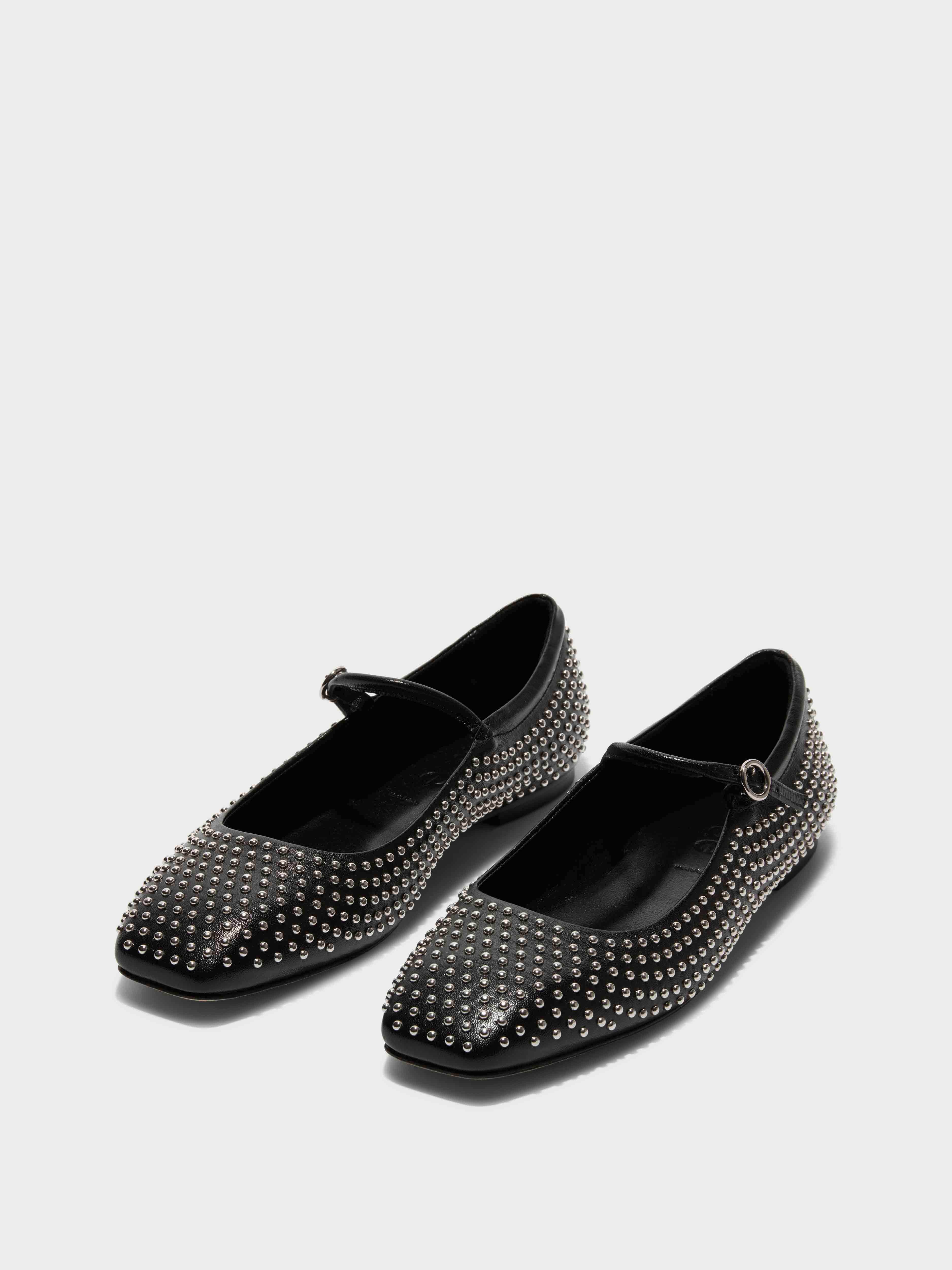 Uma Mini Stud Mary-Jane Flats - Image 2