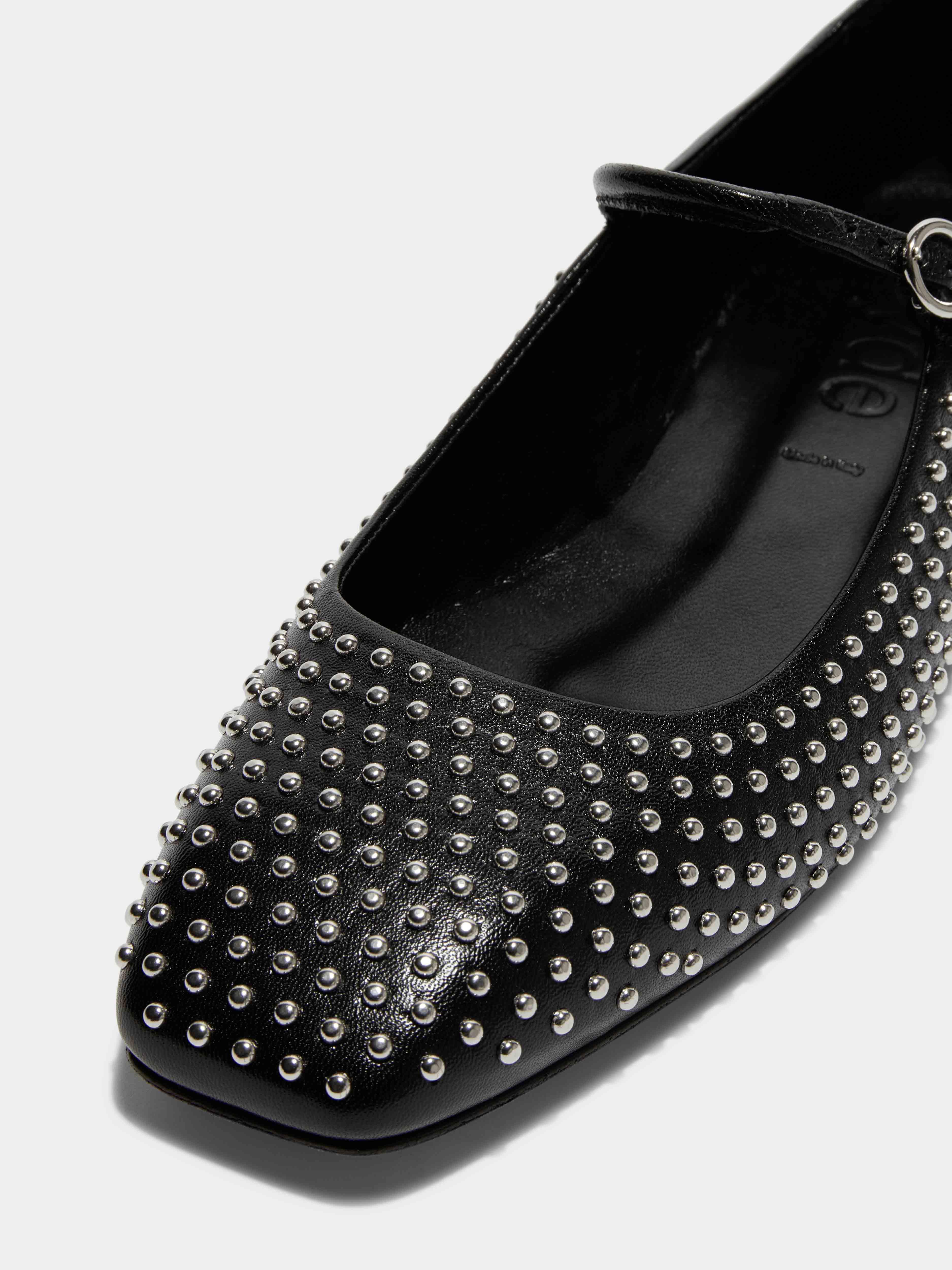 Uma Mini Stud Mary-Jane Flats - Image 3