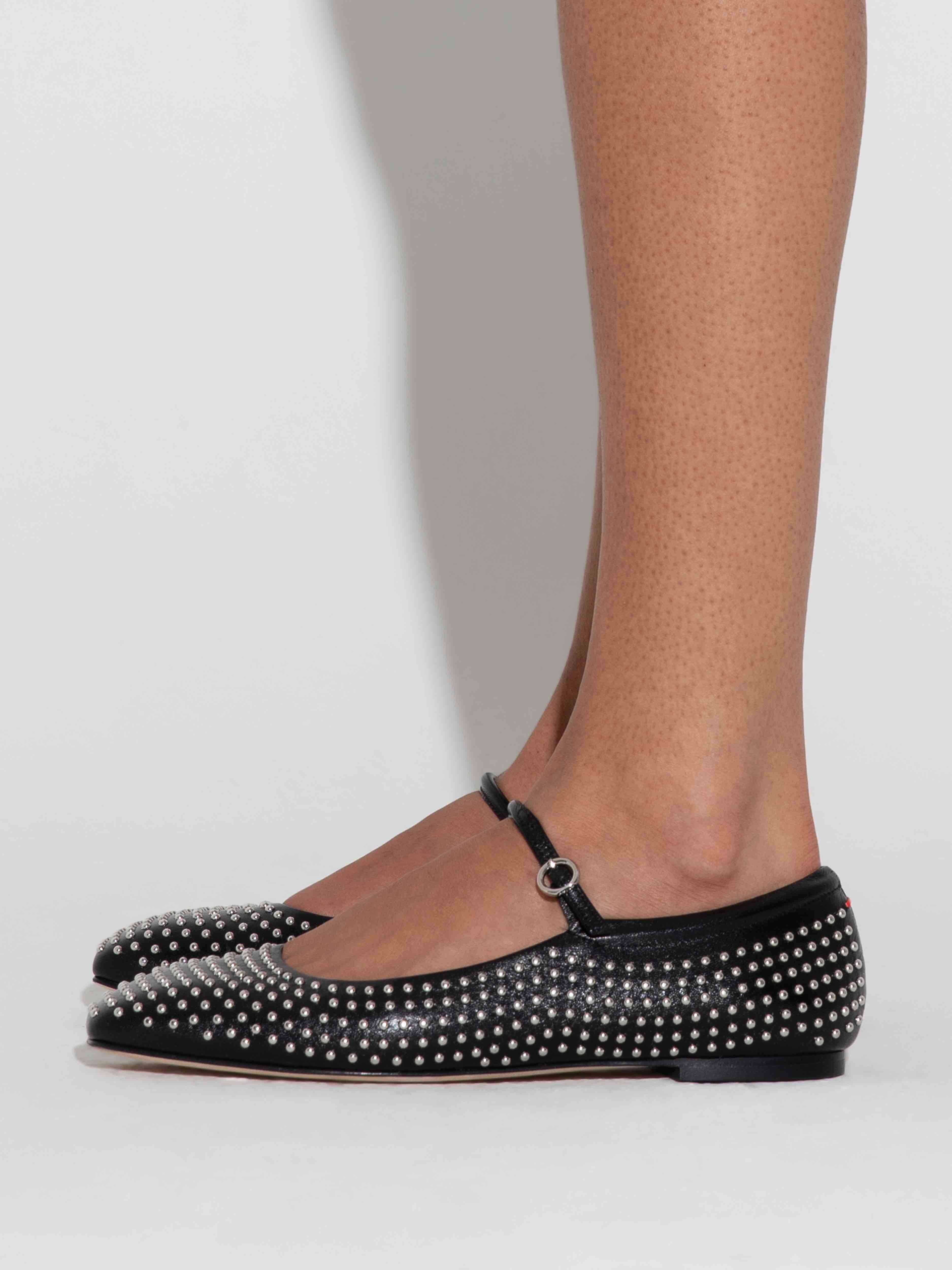 Uma Mini Stud Mary-Jane Flats - Image 6